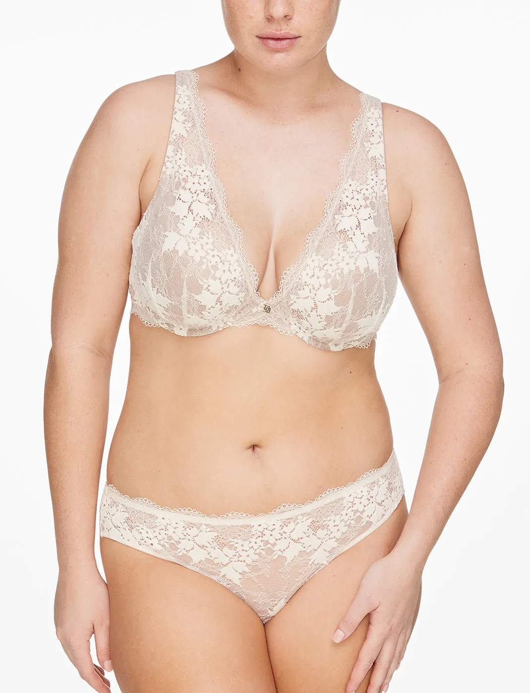 All Day Lace Uplift Plunge + Cheeky Set sold by ThirdLove product image thumbnail 2