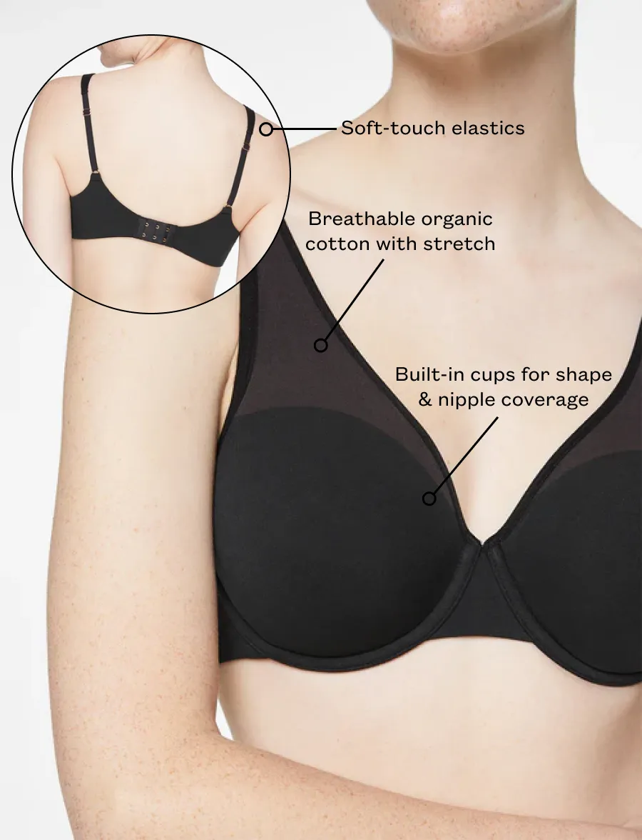 Organic Cloud Cotton Perfect Coverage Bra sold by ThirdLove product image thumbnail 5