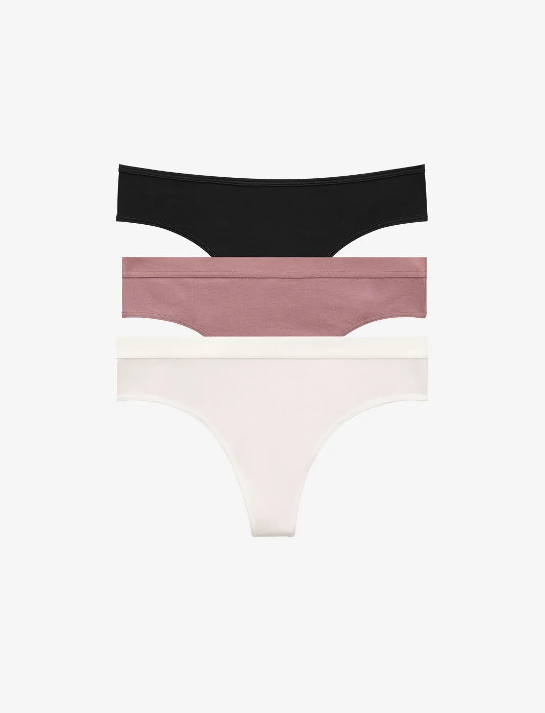 Organic Cloud Cotton Thong - 3 Pack sold by ThirdLove