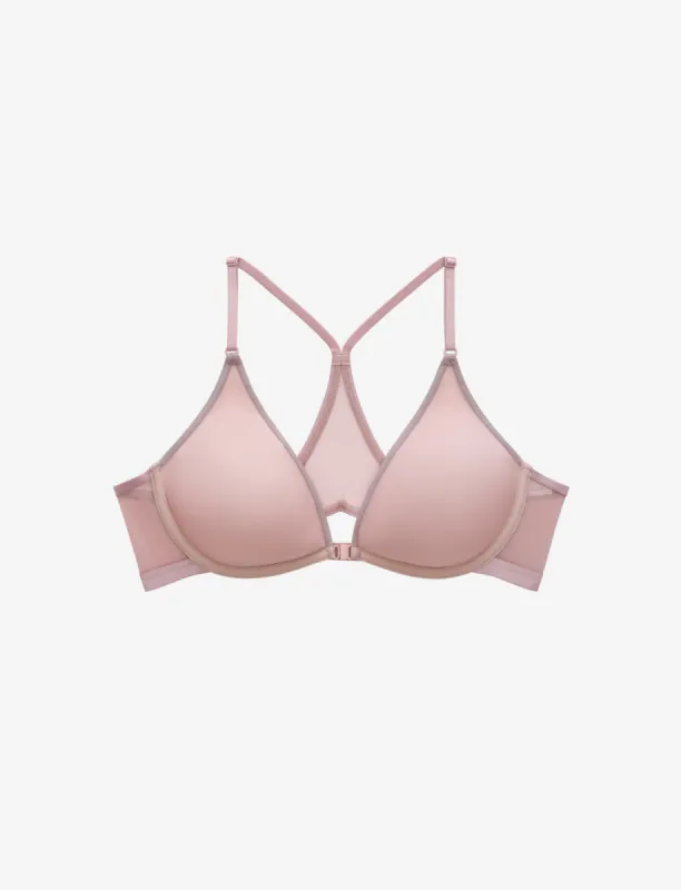 Bare Mesh Front Close Racerback Bra sold by ThirdLove