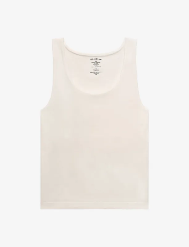 Seamless Cloud Cotton Shelf Tank Top sold by ThirdLove