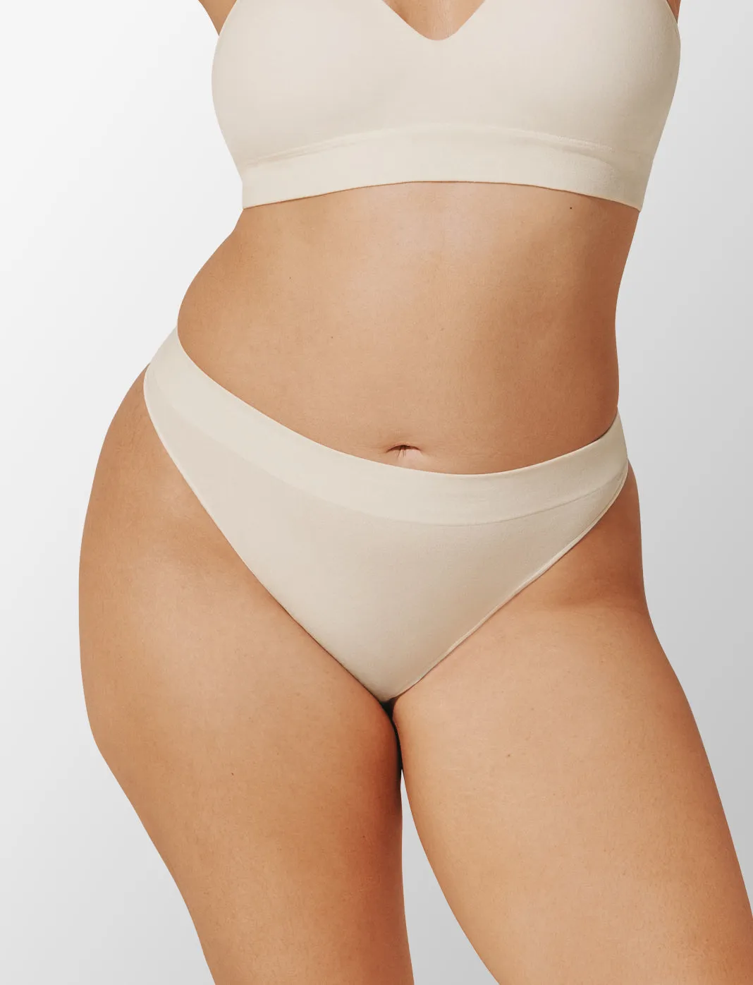 Seamless Cloud Cotton Thong sold by ThirdLove product image thumbnail 3