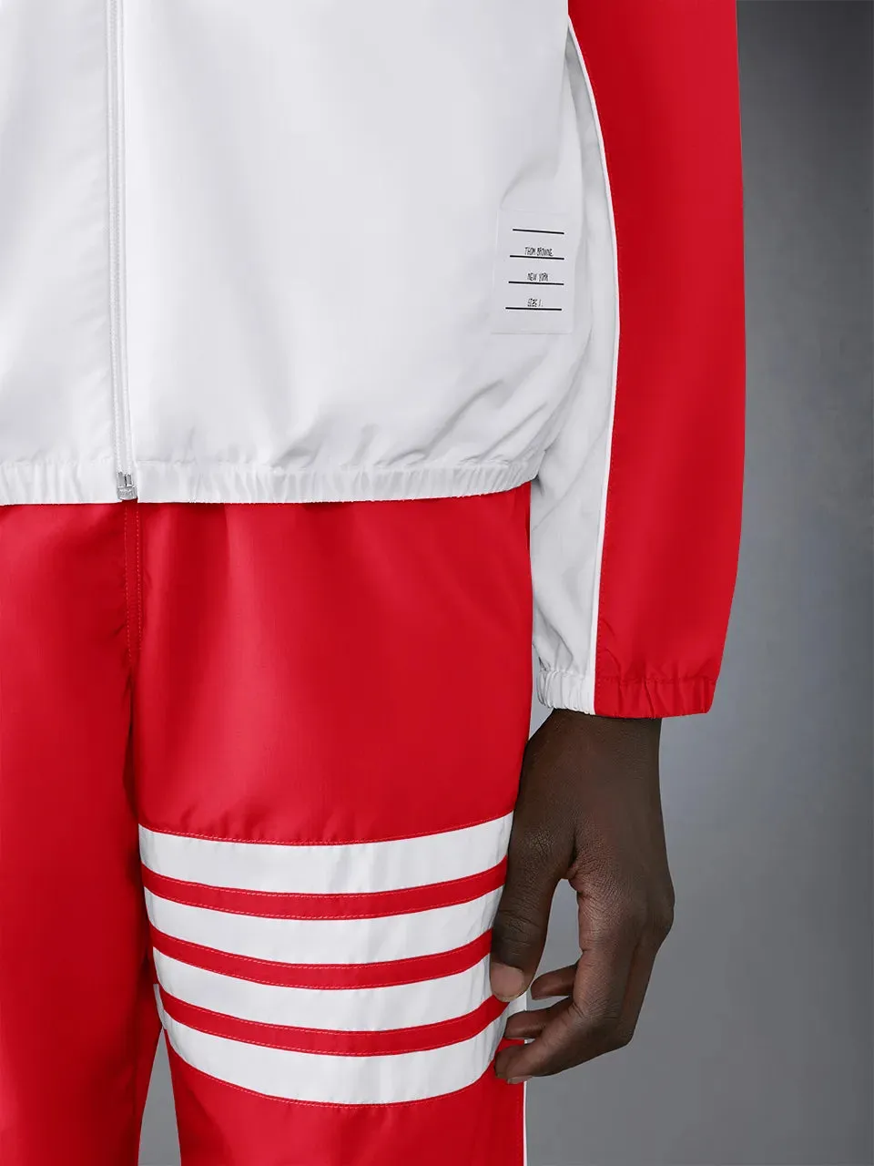 RIPSTOP 4-BAR COLOR BLOCK WINDBREAKER sold by Thom Browne product image thumbnail 4