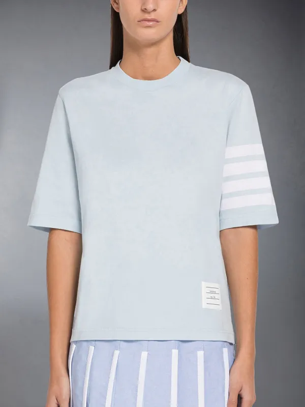 Jersey 4-Bar Short Sleeve Tee sold by Thom Browne