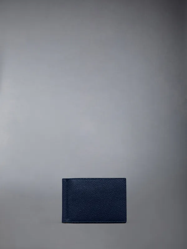 PEBBLE GRAIN MONEY CLIP WALLET sold by Thom Browne