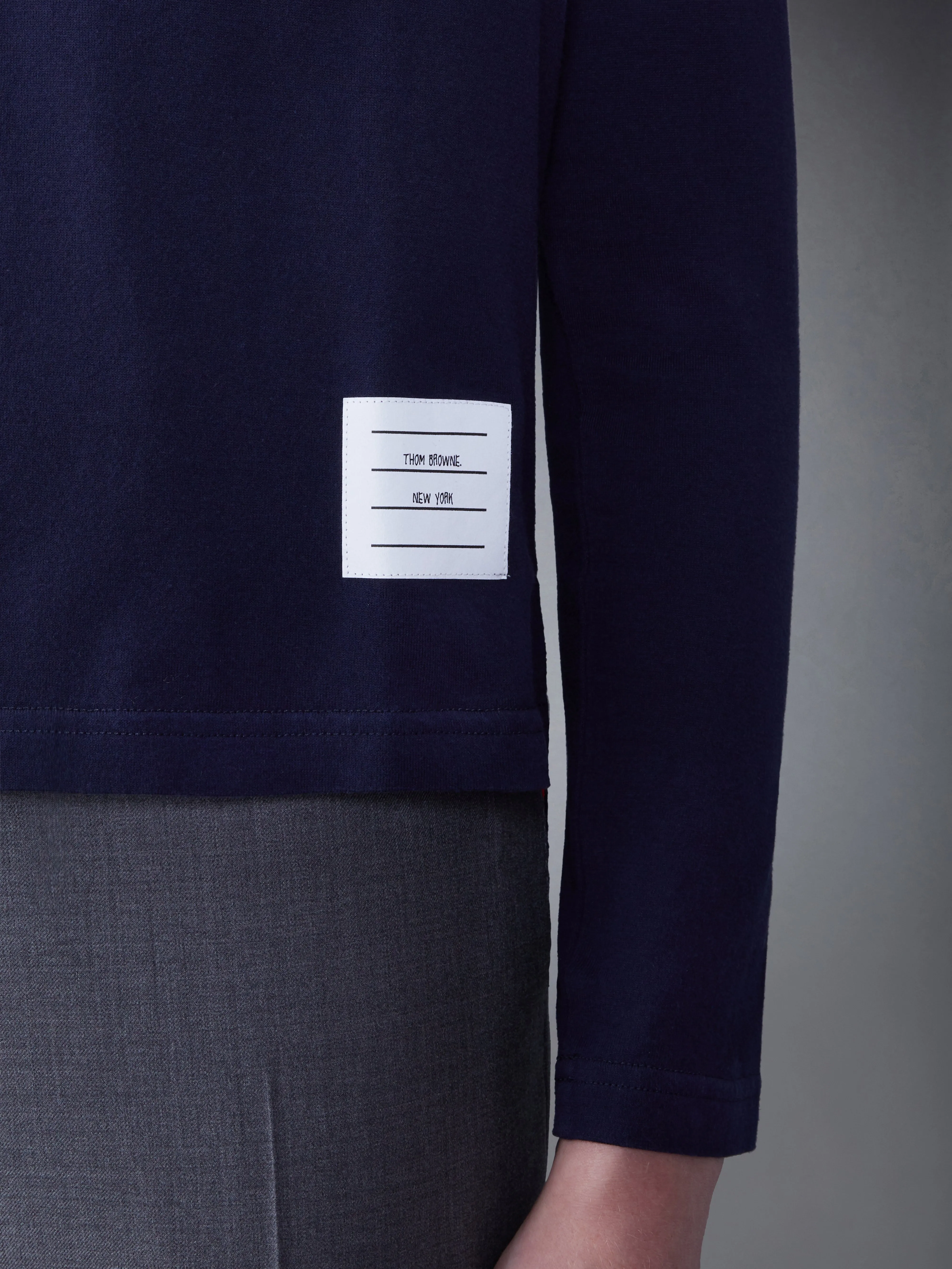 Jersey 2003 4-Bar Tee sold by Thom Browne product image thumbnail 4