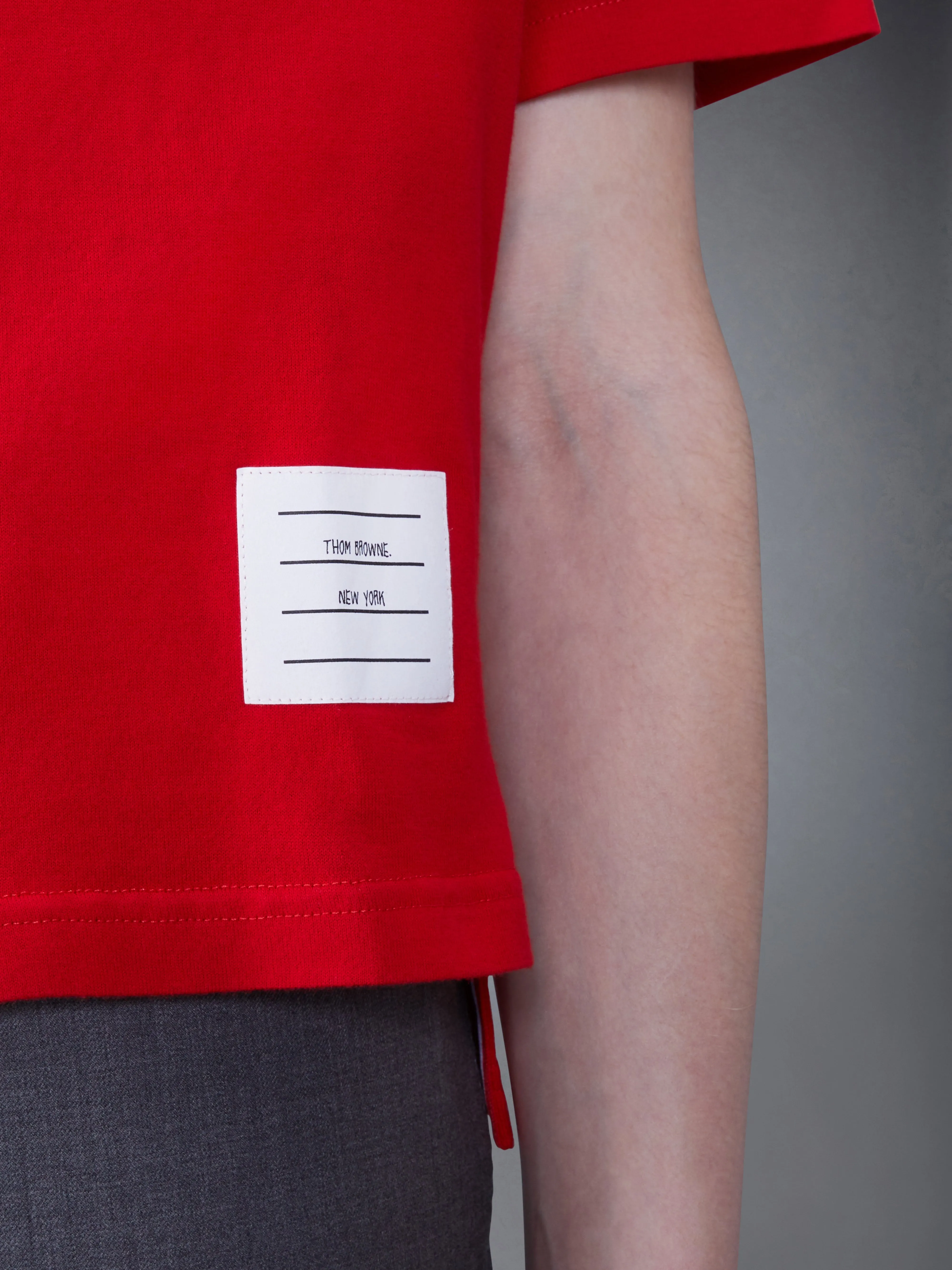 Jersey 2003 4-Bar Tee sold by Thom Browne product image thumbnail 4