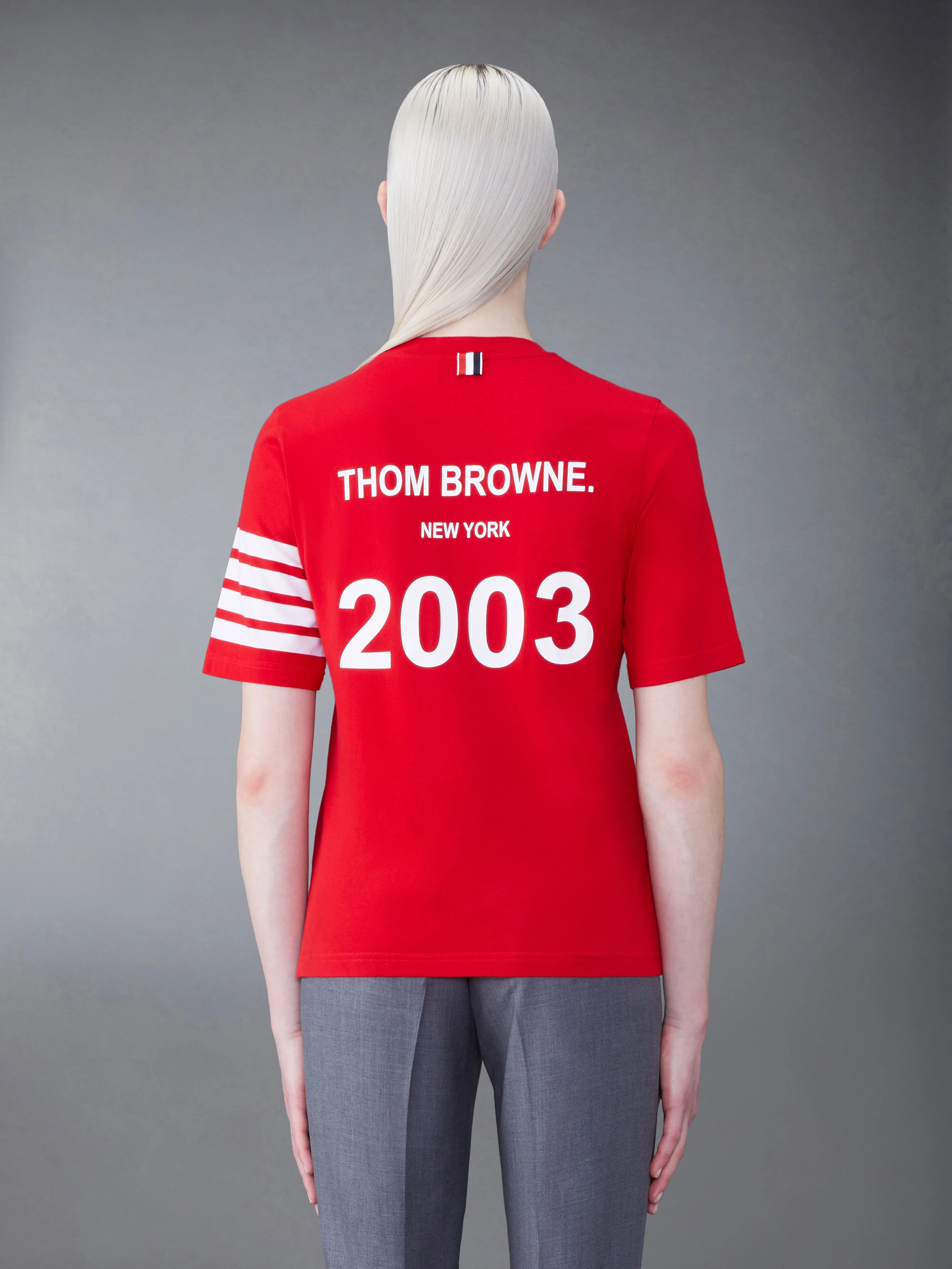 Jersey 2003 4-Bar Tee sold by Thom Browne product image thumbnail 2