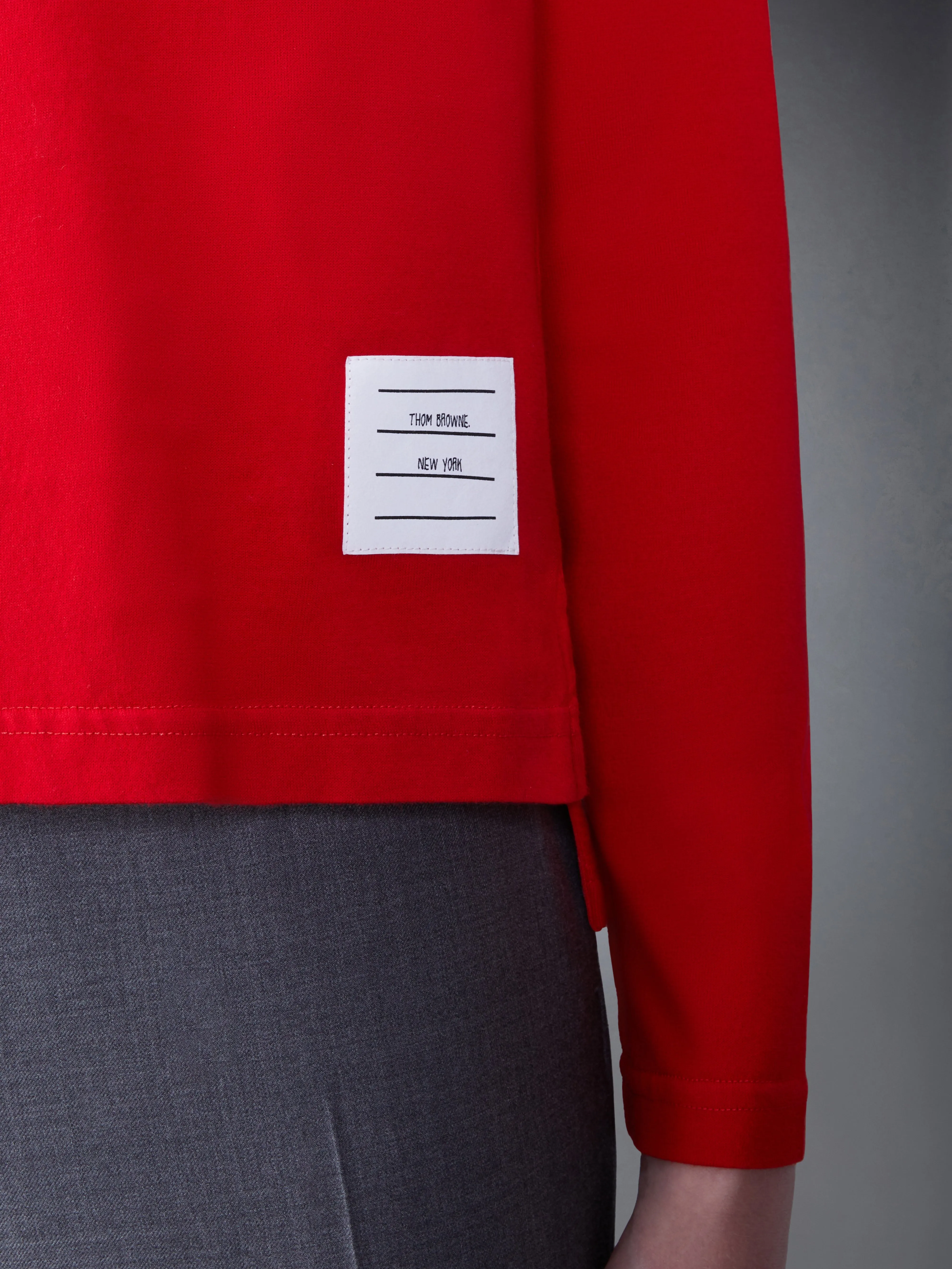 Jersey 2003 4-Bar Tee sold by Thom Browne product image thumbnail 4