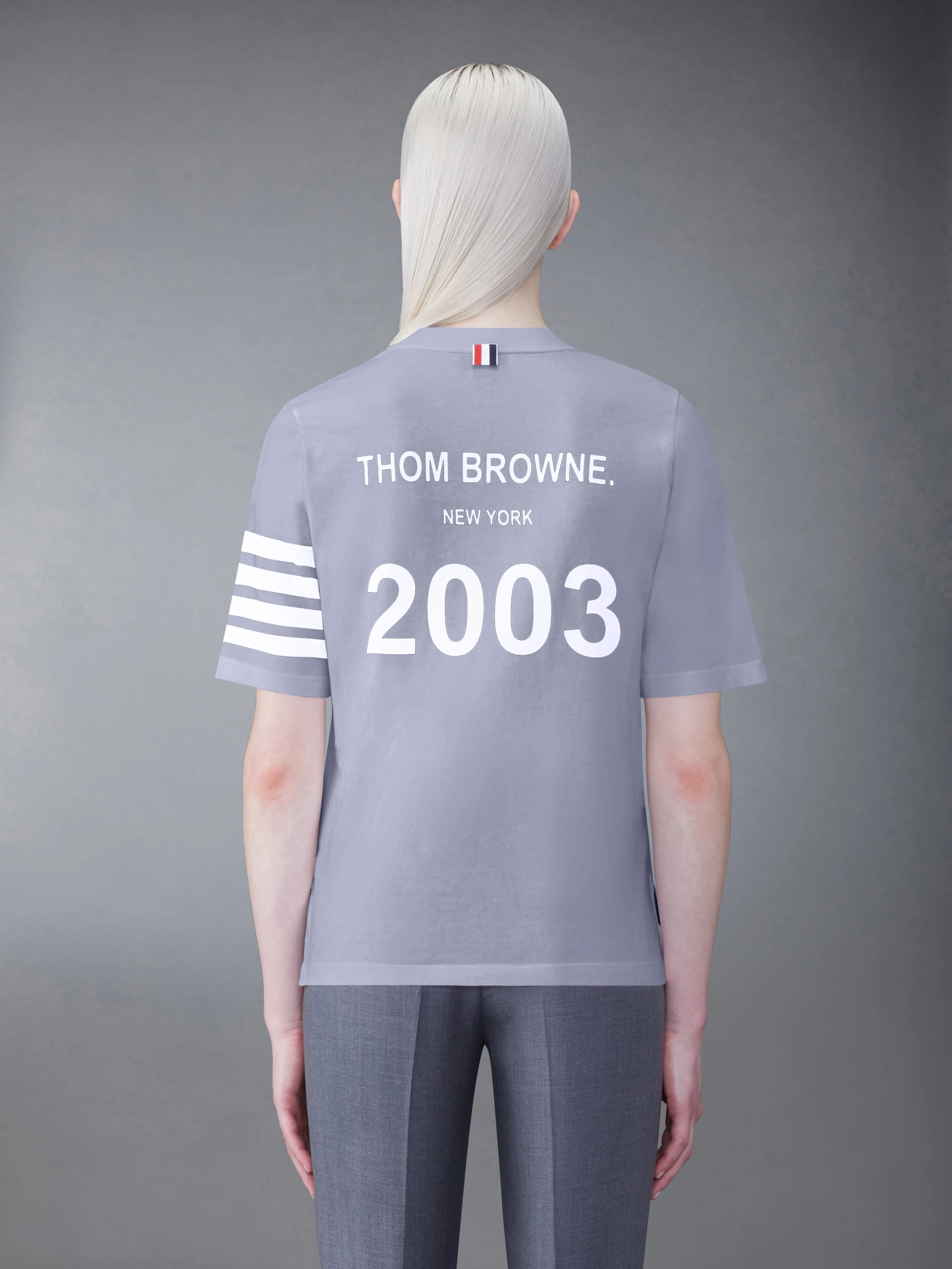 Jersey 2003 4-Bar Tee sold by Thom Browne product image thumbnail 2