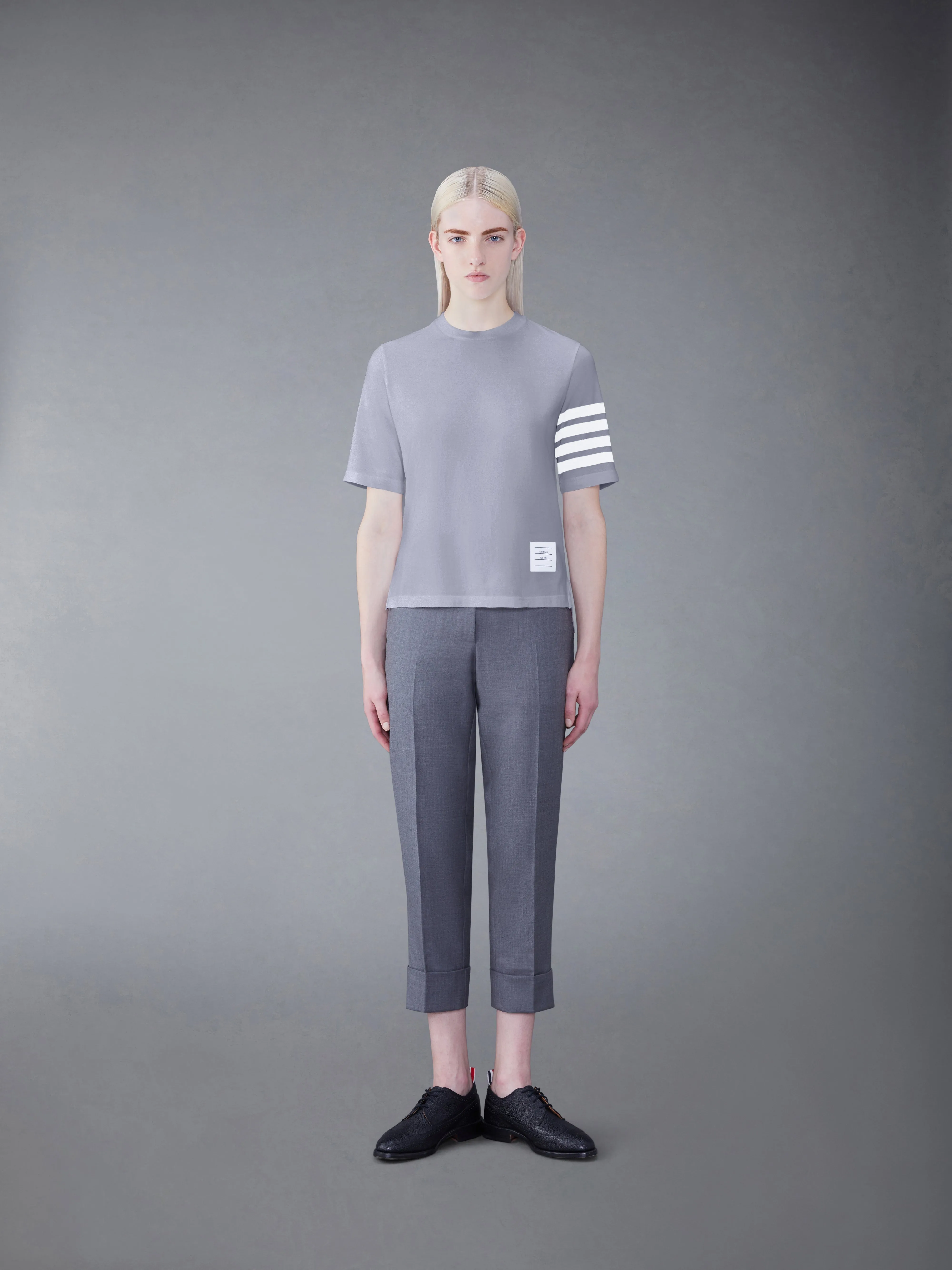 Jersey 2003 4-Bar Tee sold by Thom Browne product image thumbnail 3