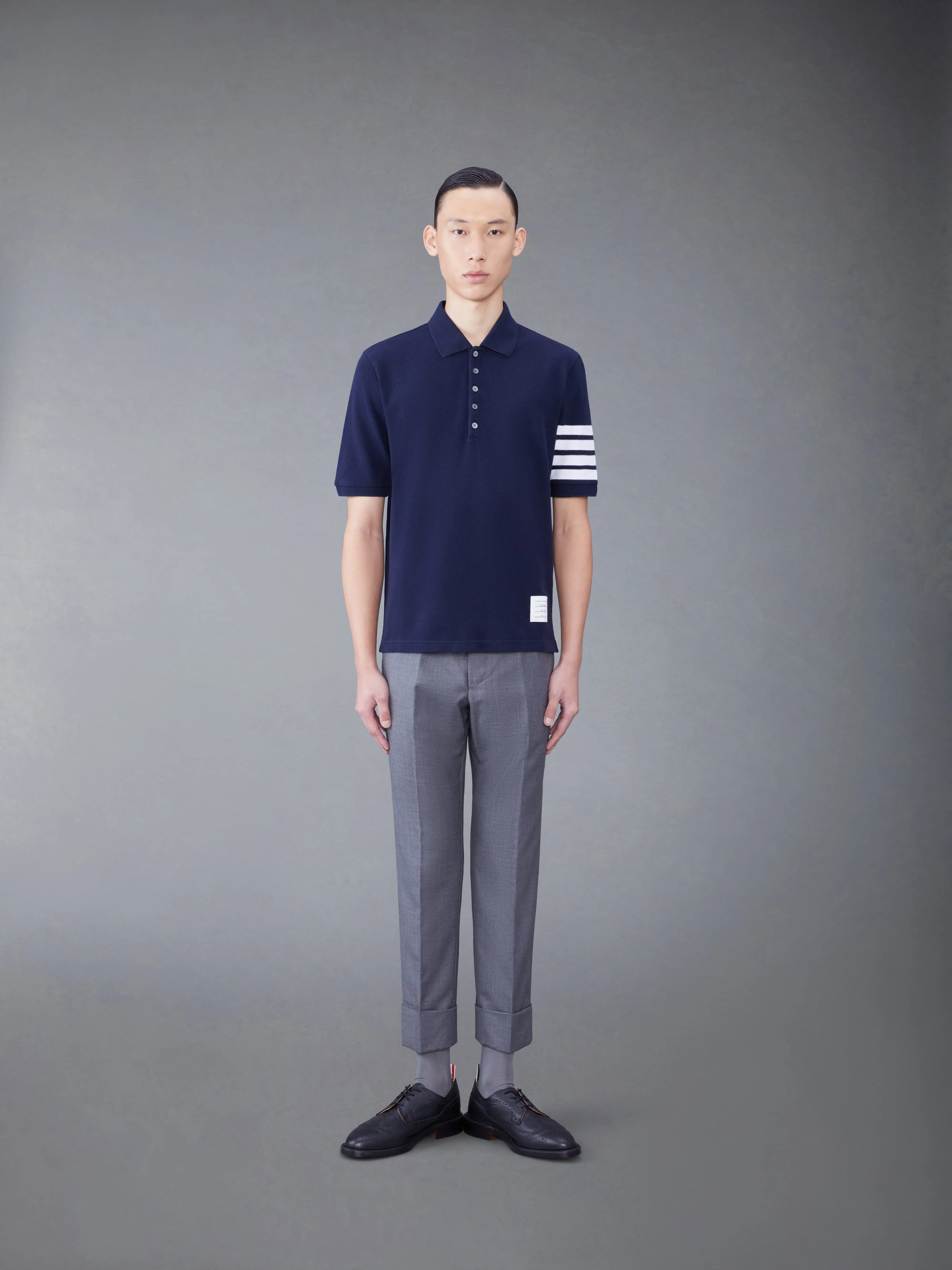 Classic Pique 2003 4-Bar Polo sold by Thom Browne product image thumbnail 3