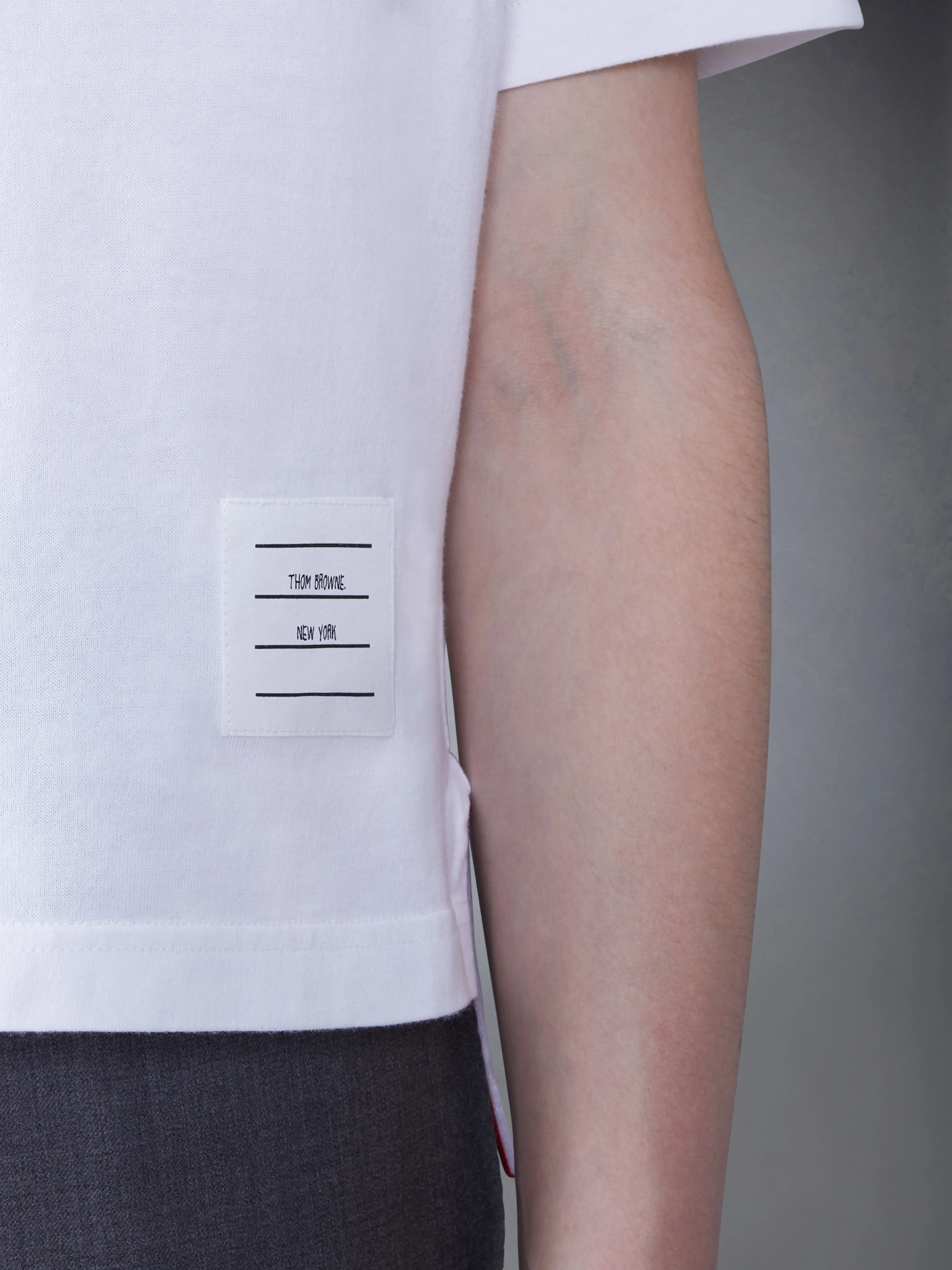 Jersey 2003 4-Bar Tee sold by Thom Browne product image thumbnail 4