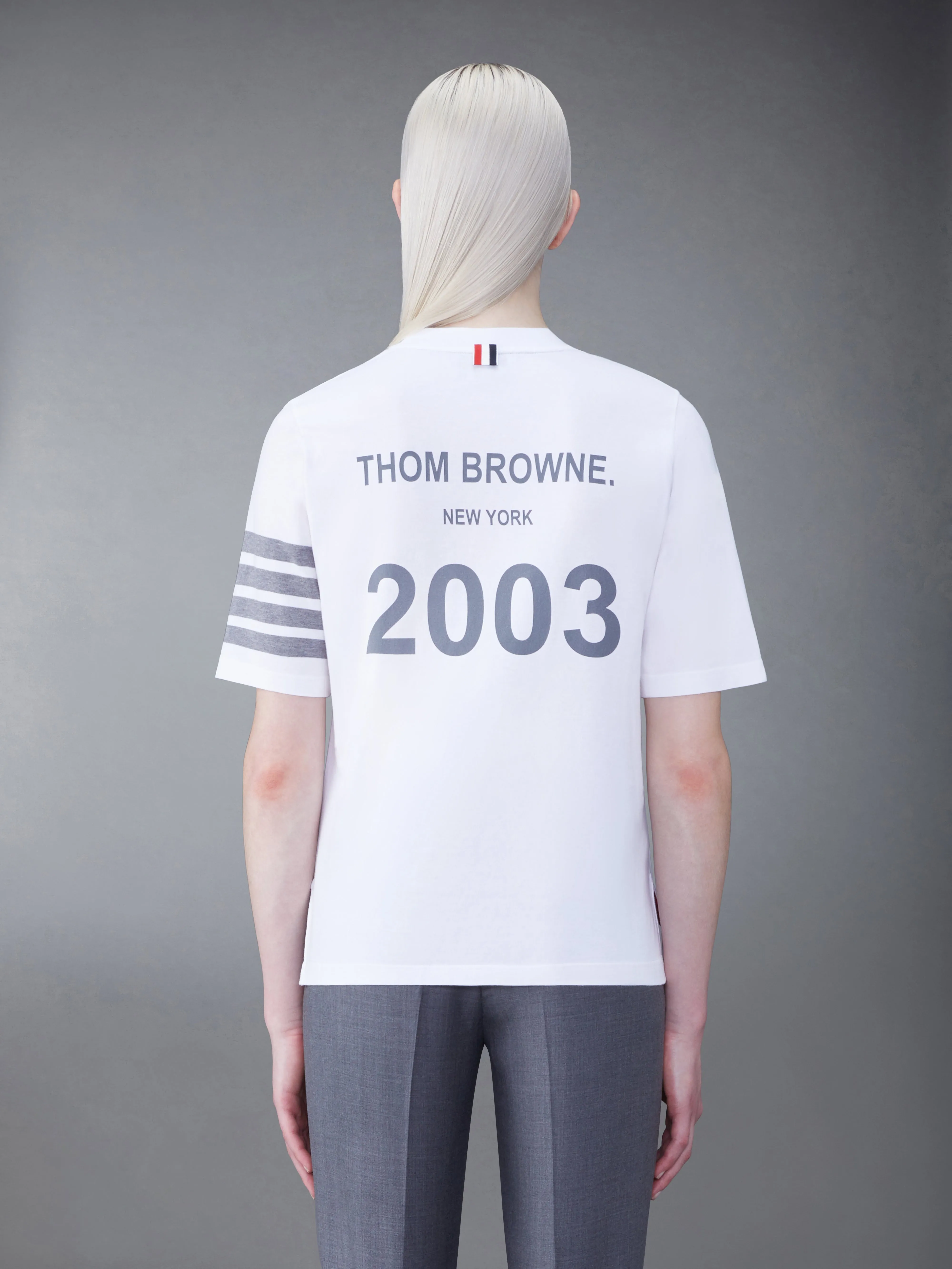 Jersey 2003 4-Bar Tee sold by Thom Browne product image thumbnail 2