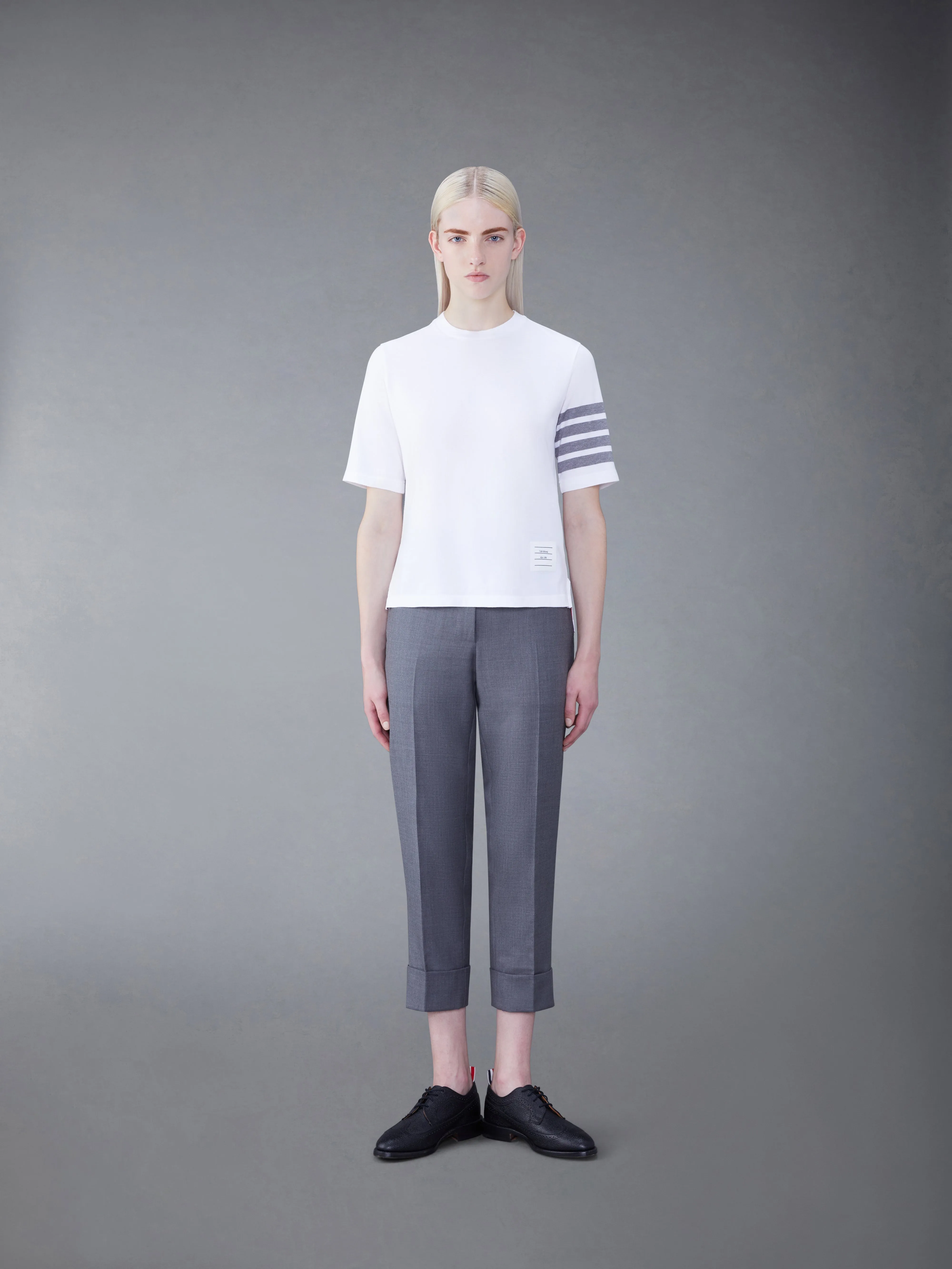 Jersey 2003 4-Bar Tee sold by Thom Browne product image thumbnail 3