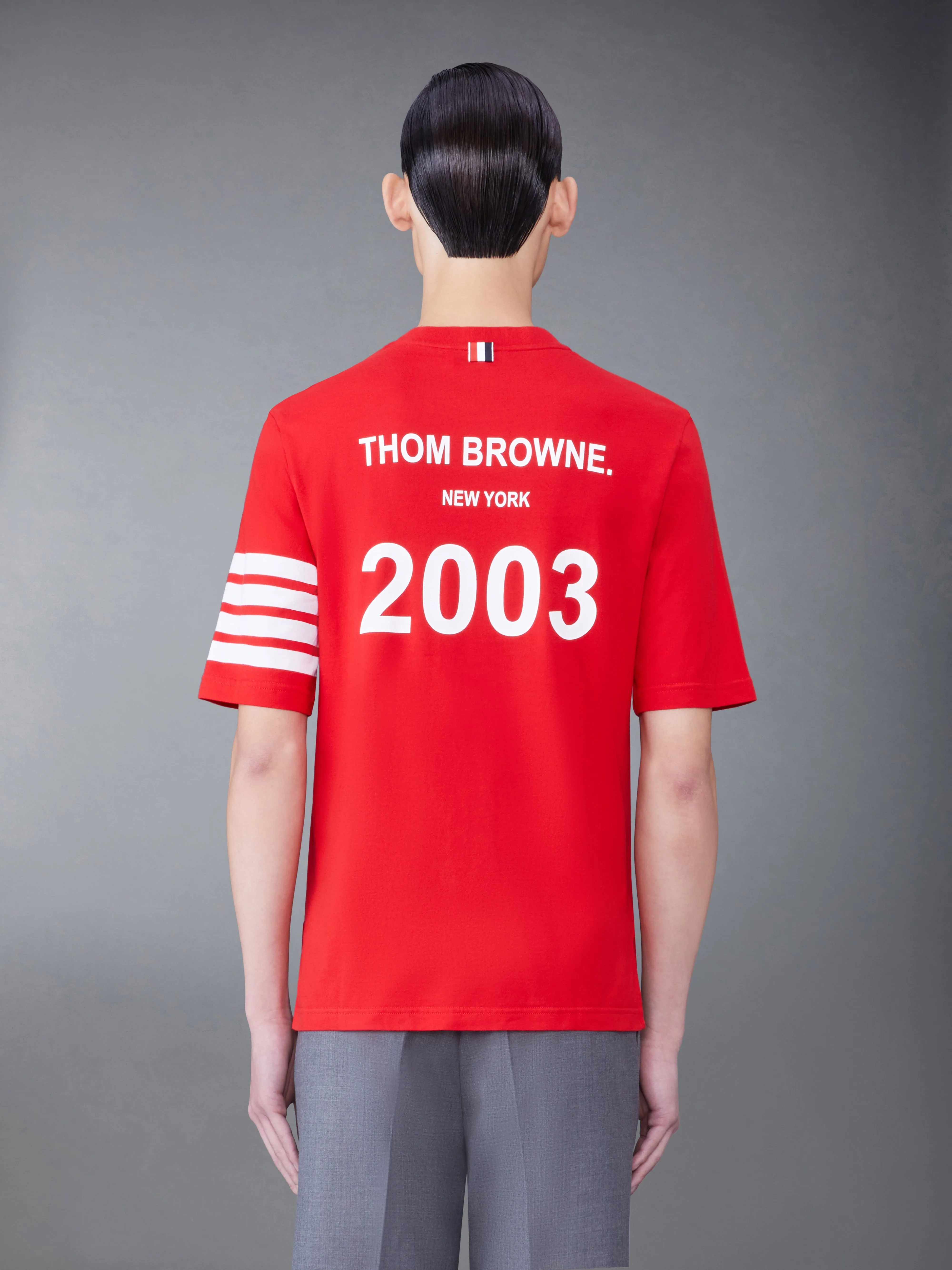 Jersey 2003 4-Bar Tee sold by Thom Browne product image thumbnail 2
