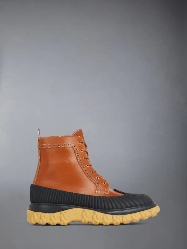CALF RUBBER SOLE LONGWING DUCK BOOTS made by Thom Browne