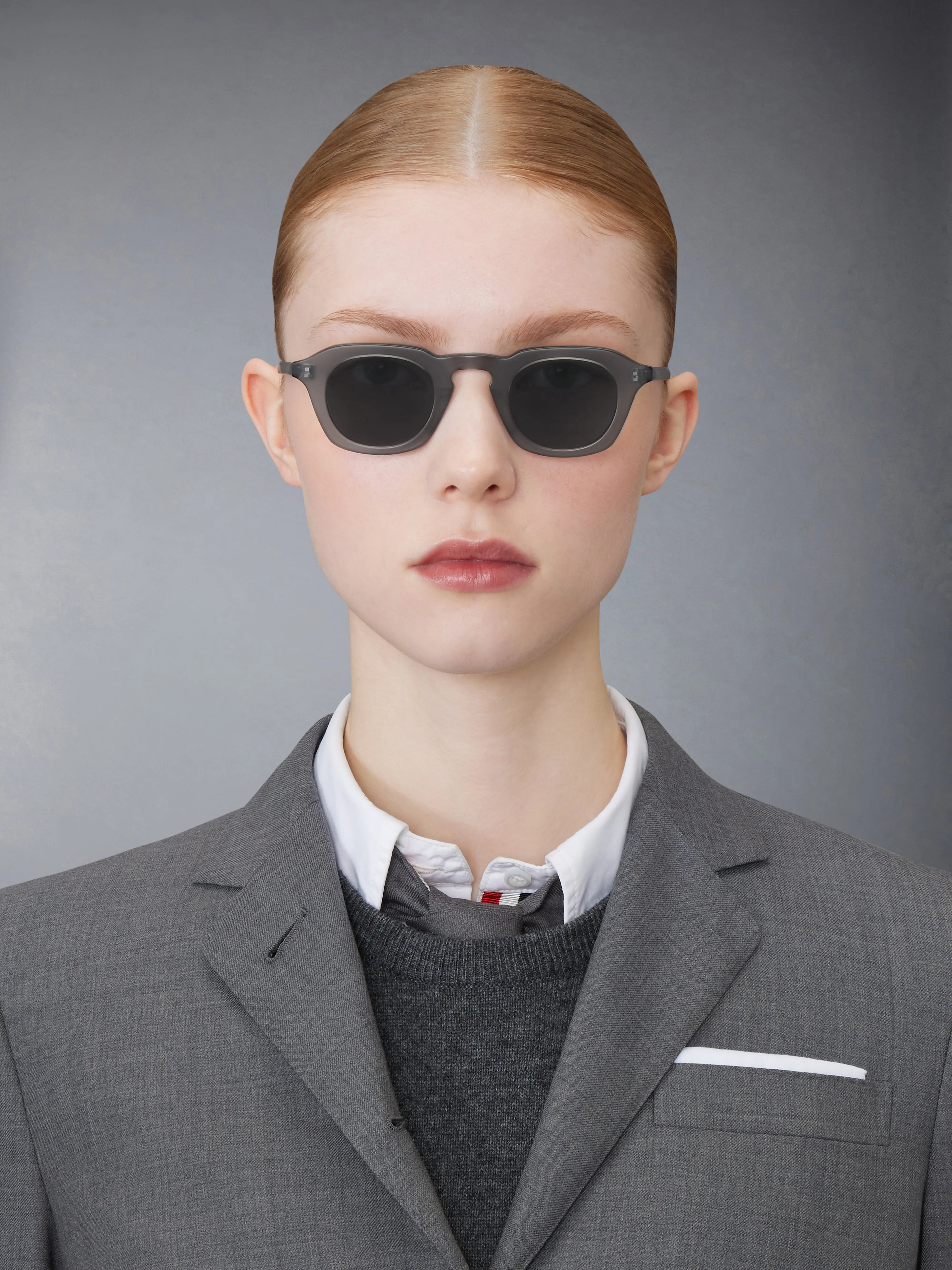 ACETATE OVAL SUNGLASSES sold by Thom Browne product image thumbnail 2