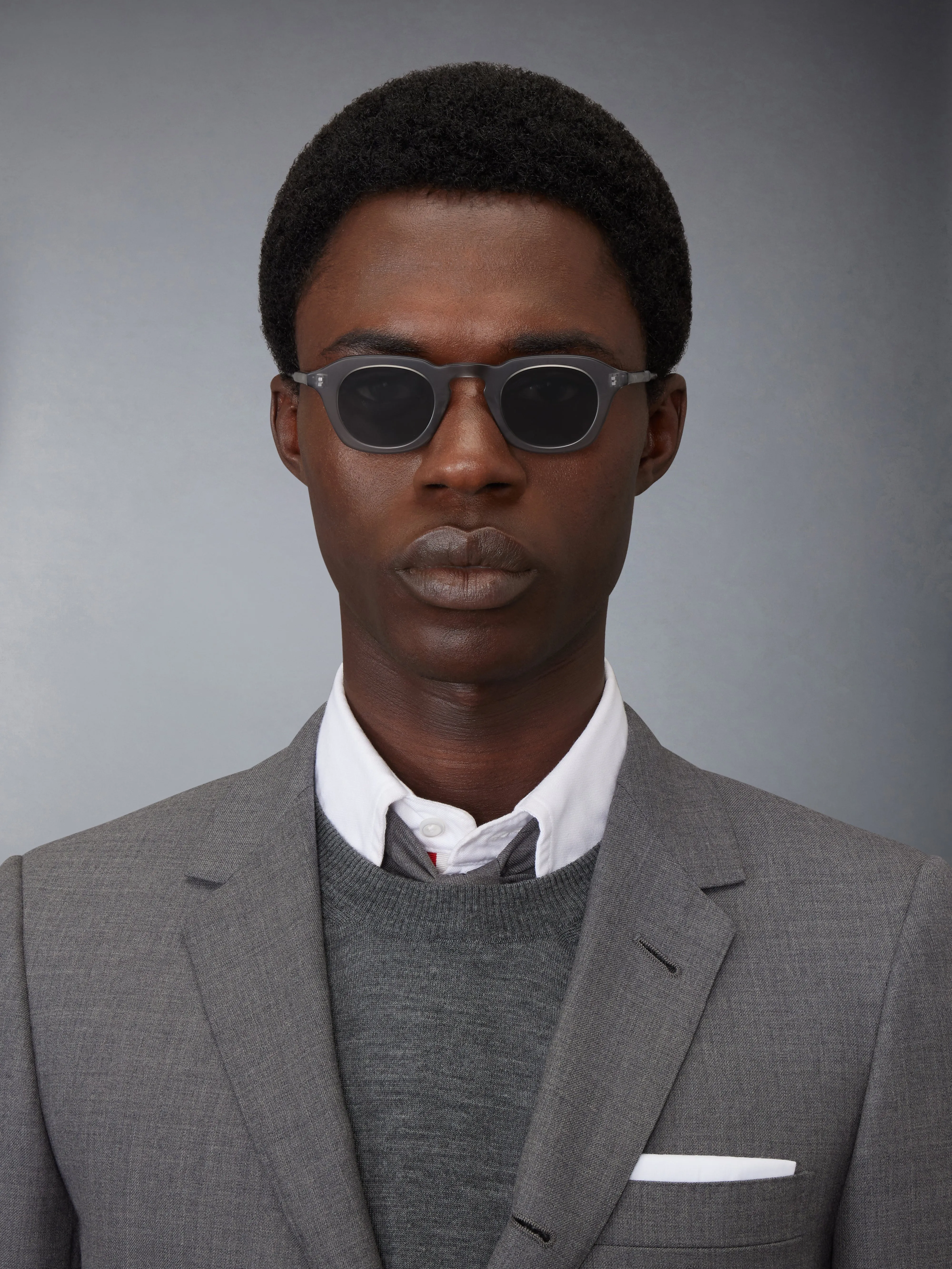 ACETATE OVAL SUNGLASSES sold by Thom Browne product image thumbnail 3