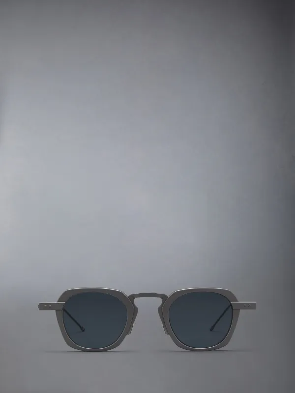 TITANIUM SQUARE SUNGLASSES sold by Thom Browne