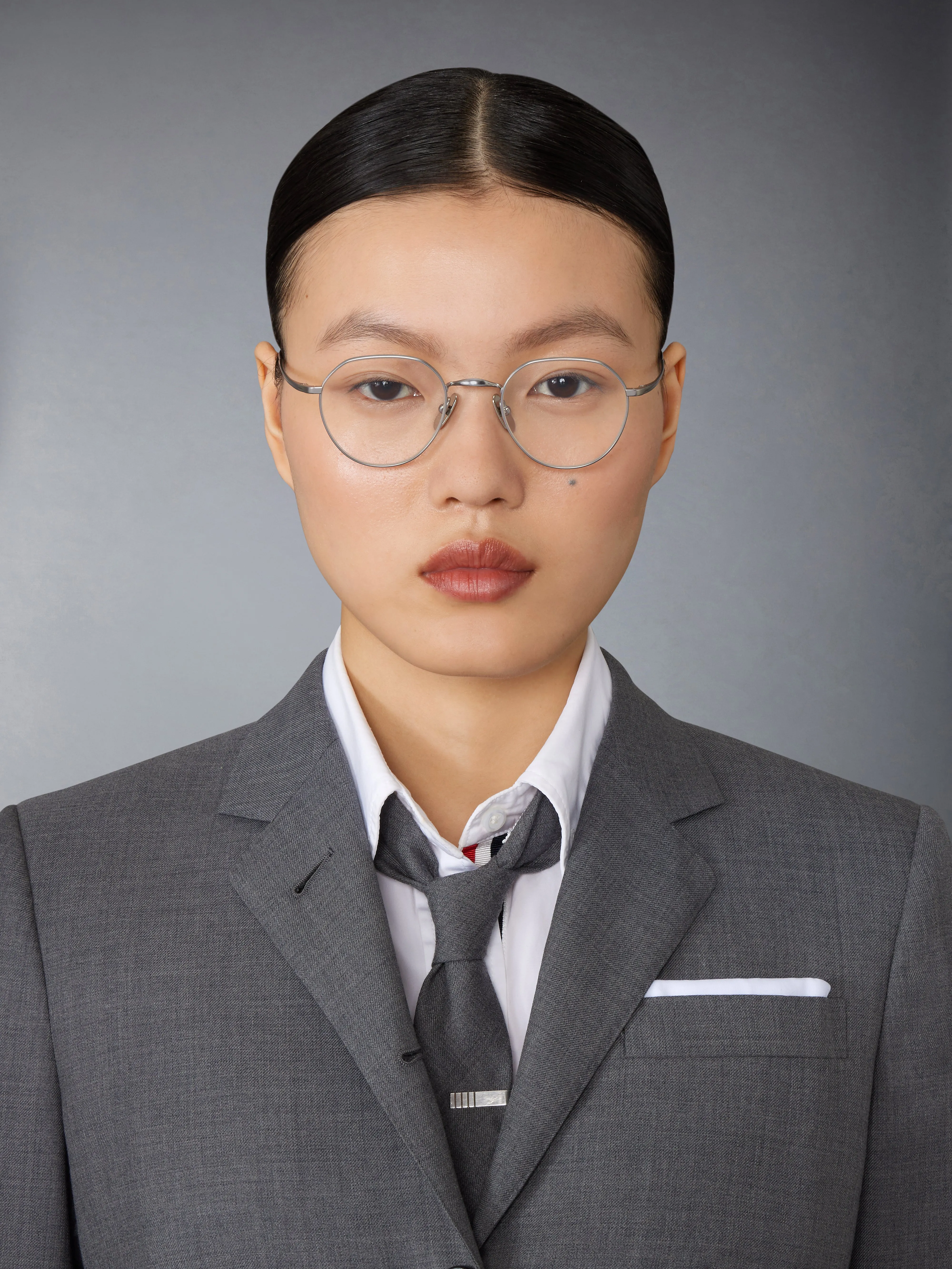 TITANIUM ROUND EYEGLASSES sold by Thom Browne product image thumbnail 4