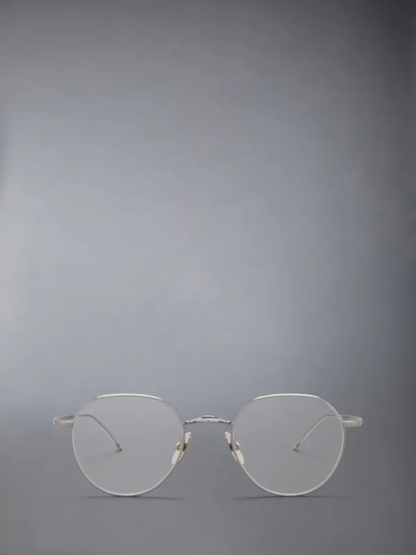 TITANIUM ROUND EYEGLASSES sold by Thom Browne