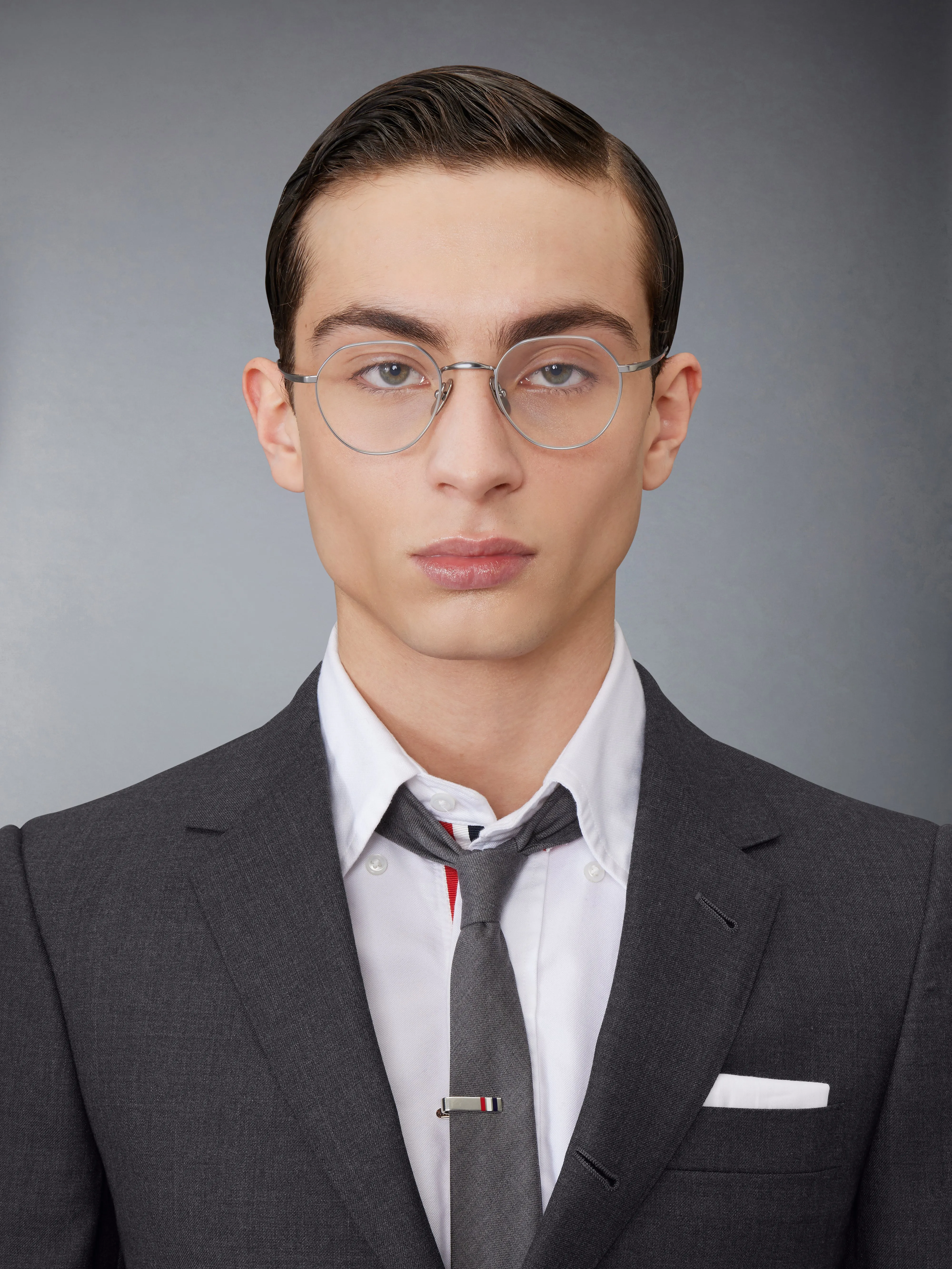 TITANIUM ROUND EYEGLASSES sold by Thom Browne product image thumbnail 2