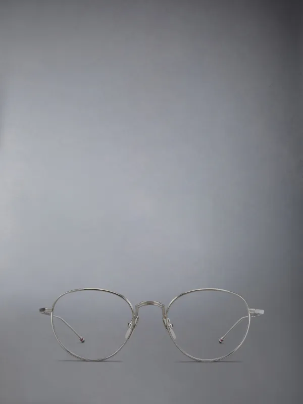 TITANIUM ROUND EYEGLASSES sold by Thom Browne