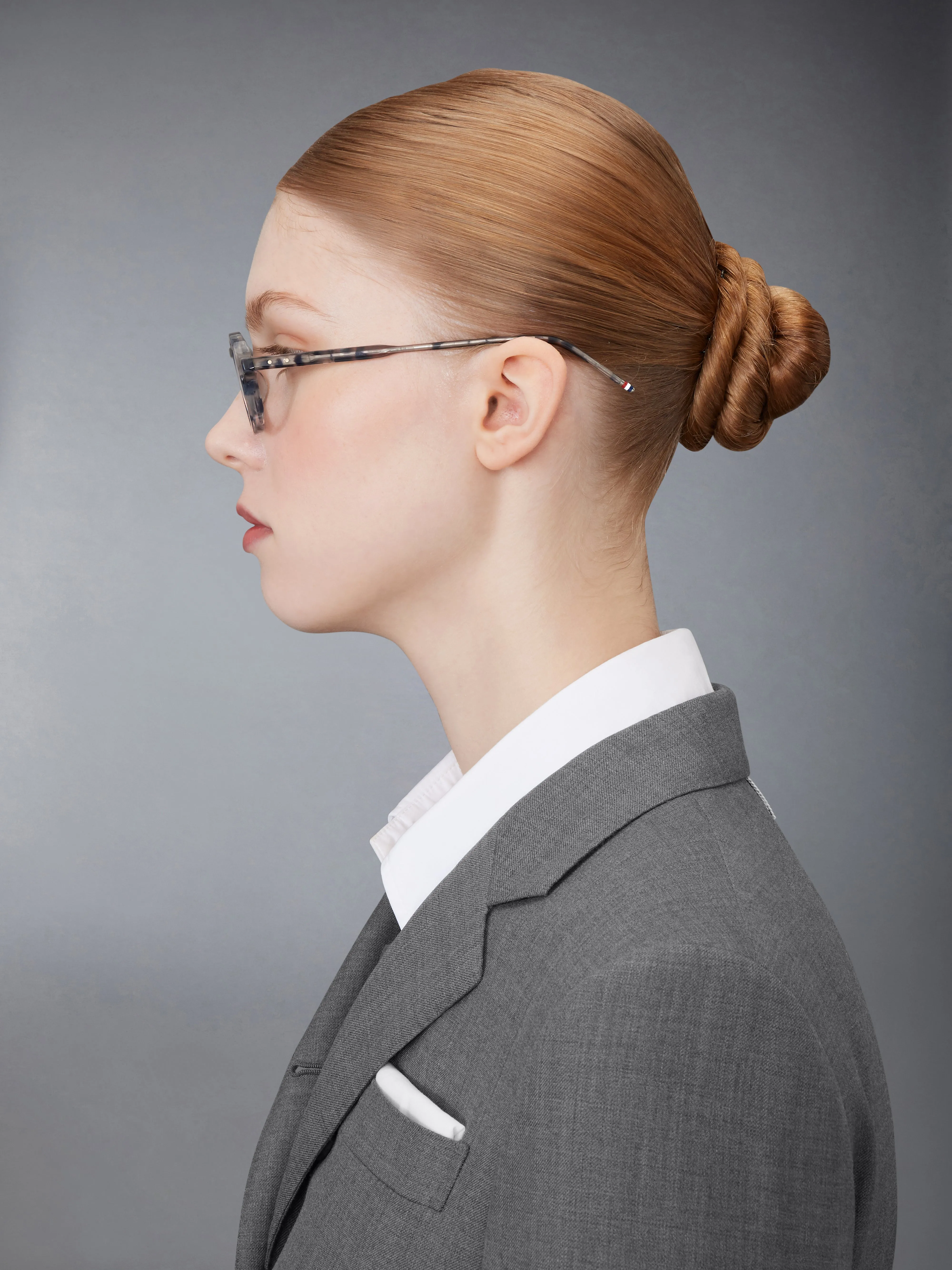 ACETATE ROUND EYEGLASSES sold by Thom Browne product image thumbnail 4