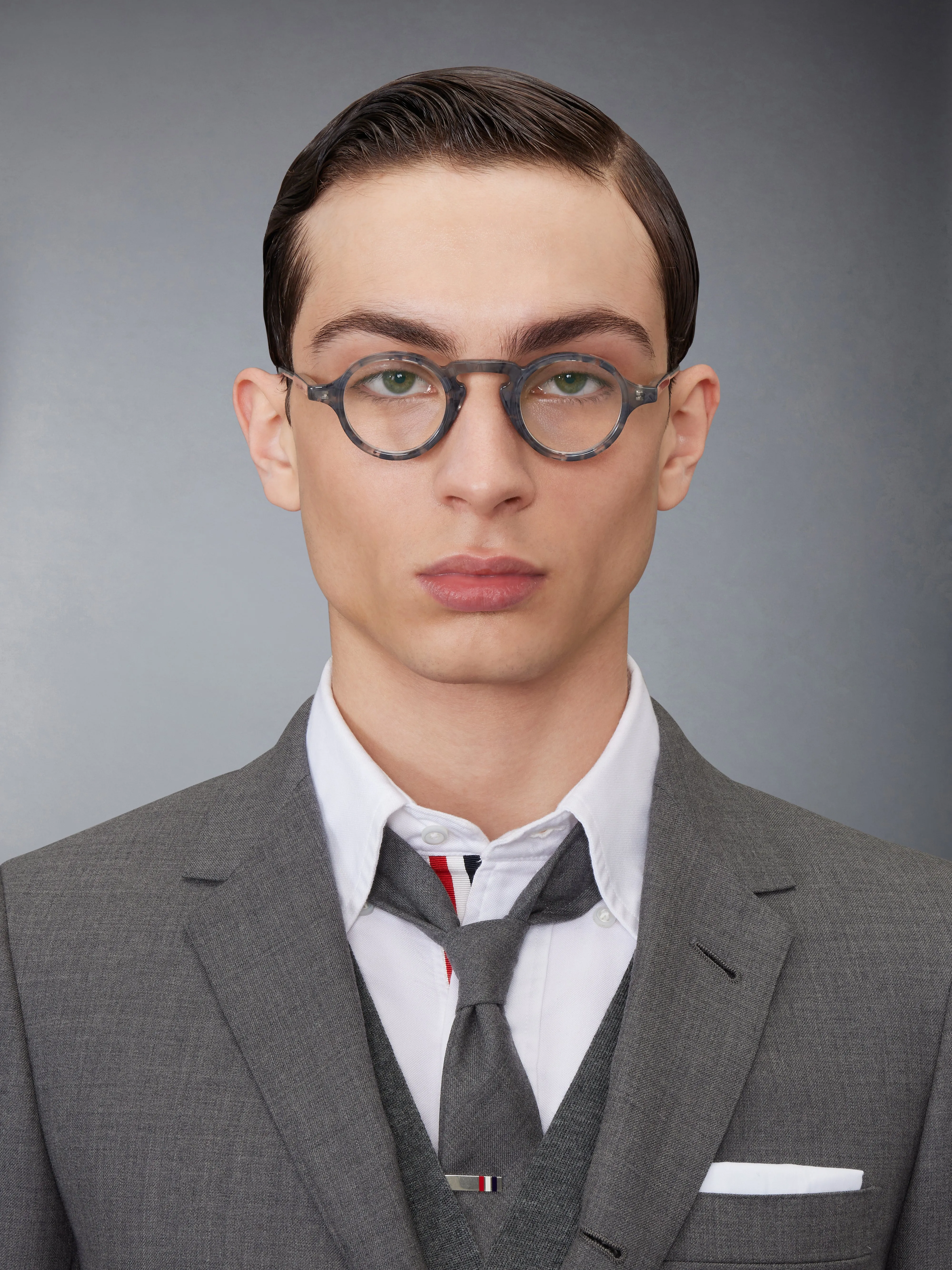 ACETATE ROUND EYEGLASSES sold by Thom Browne product image thumbnail 3