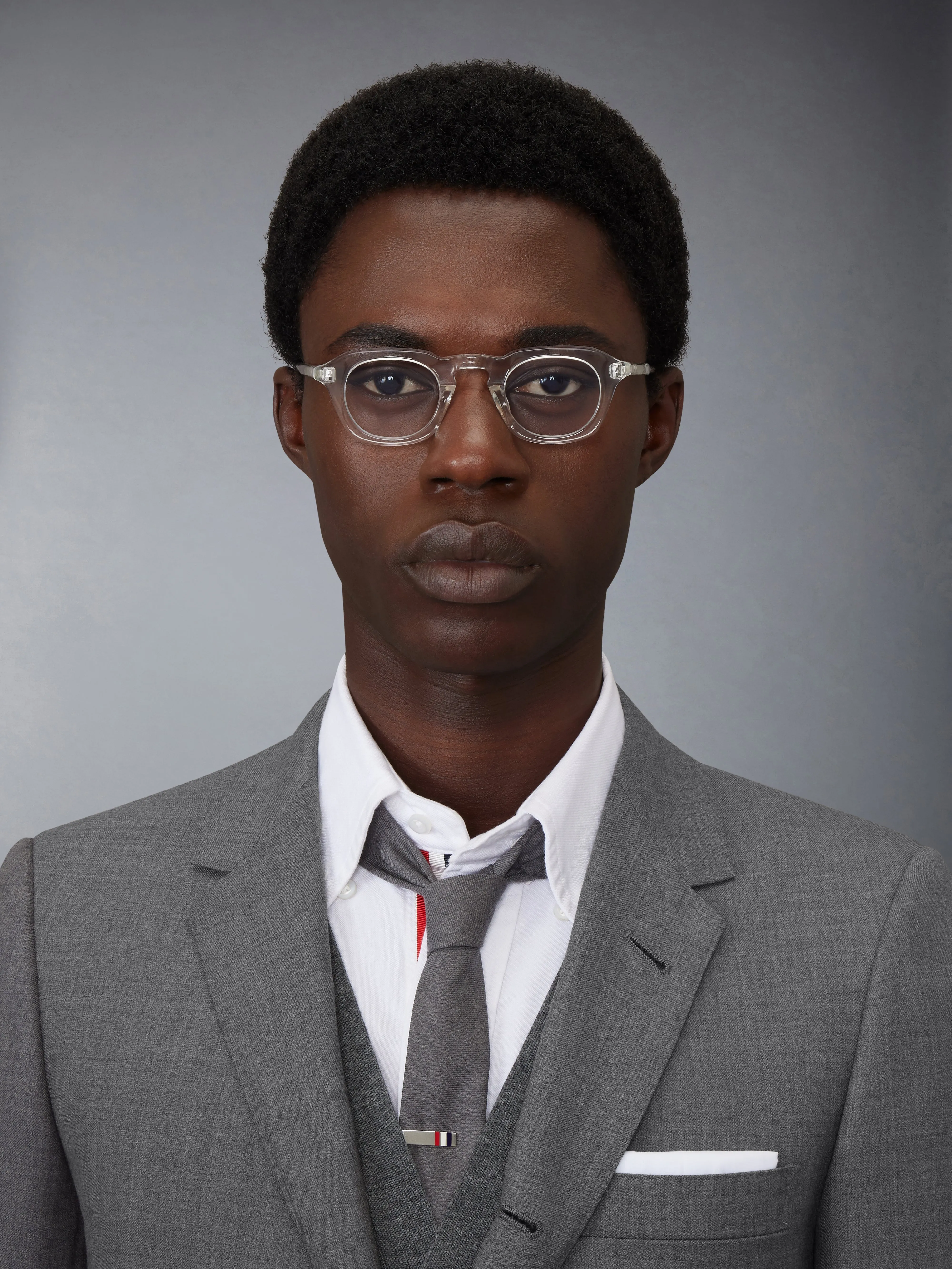 ACETATE OVAL EYEGLASSES sold by Thom Browne product image thumbnail 3