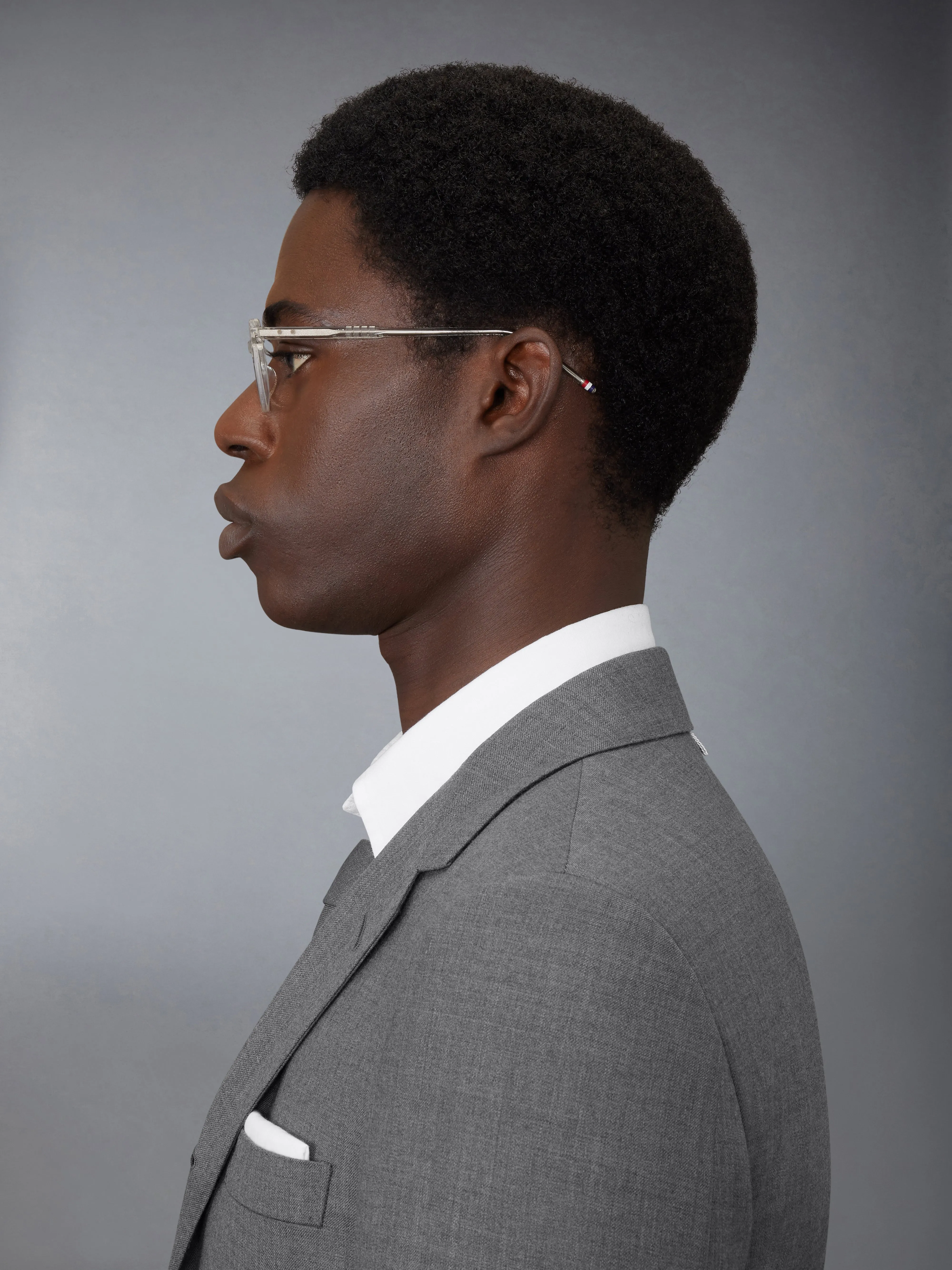 ACETATE OVAL EYEGLASSES sold by Thom Browne product image thumbnail 5