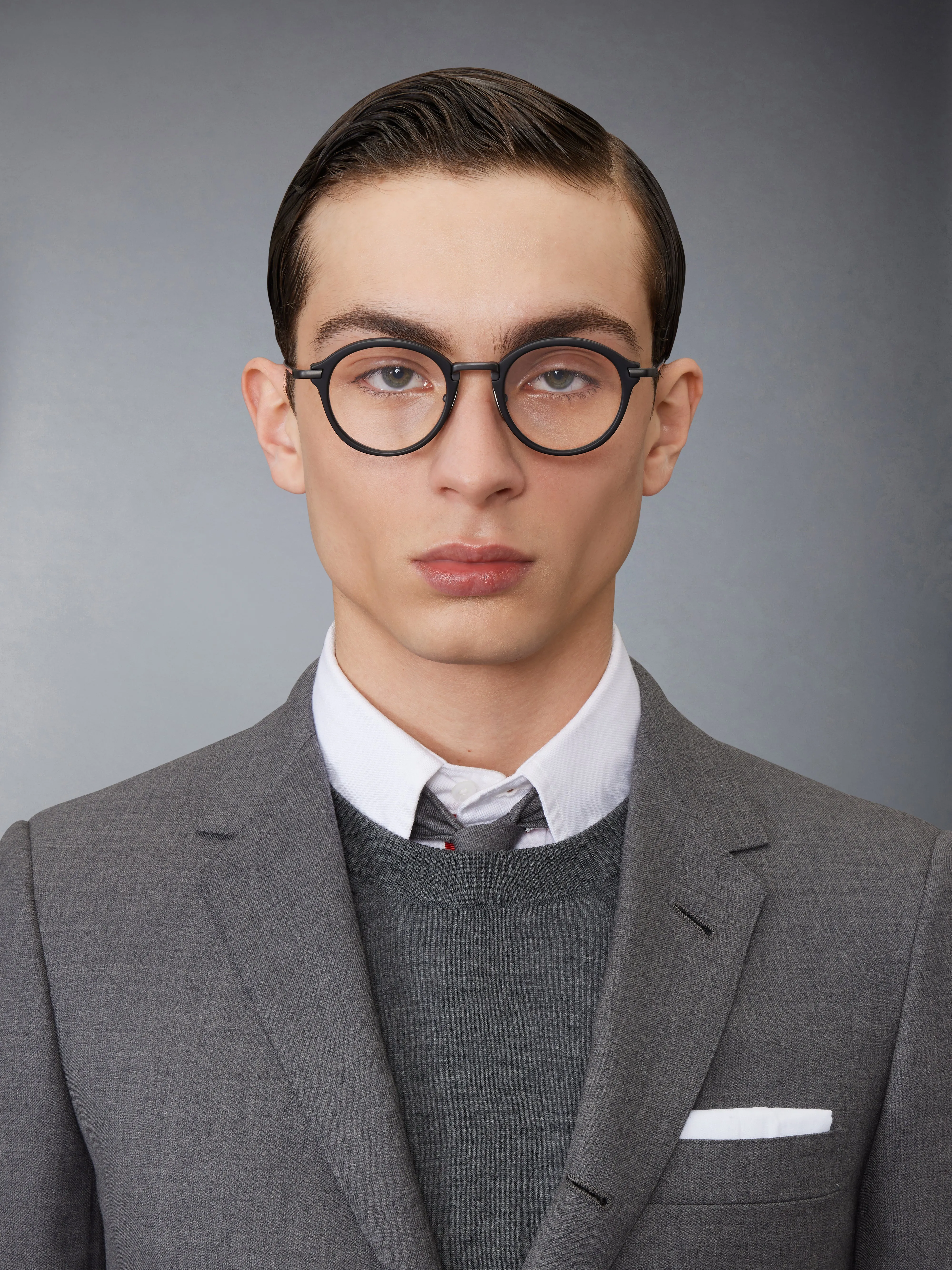 ACETATE AND TITANIUM ROUND EYEGLASSES sold by Thom Browne product image thumbnail 2