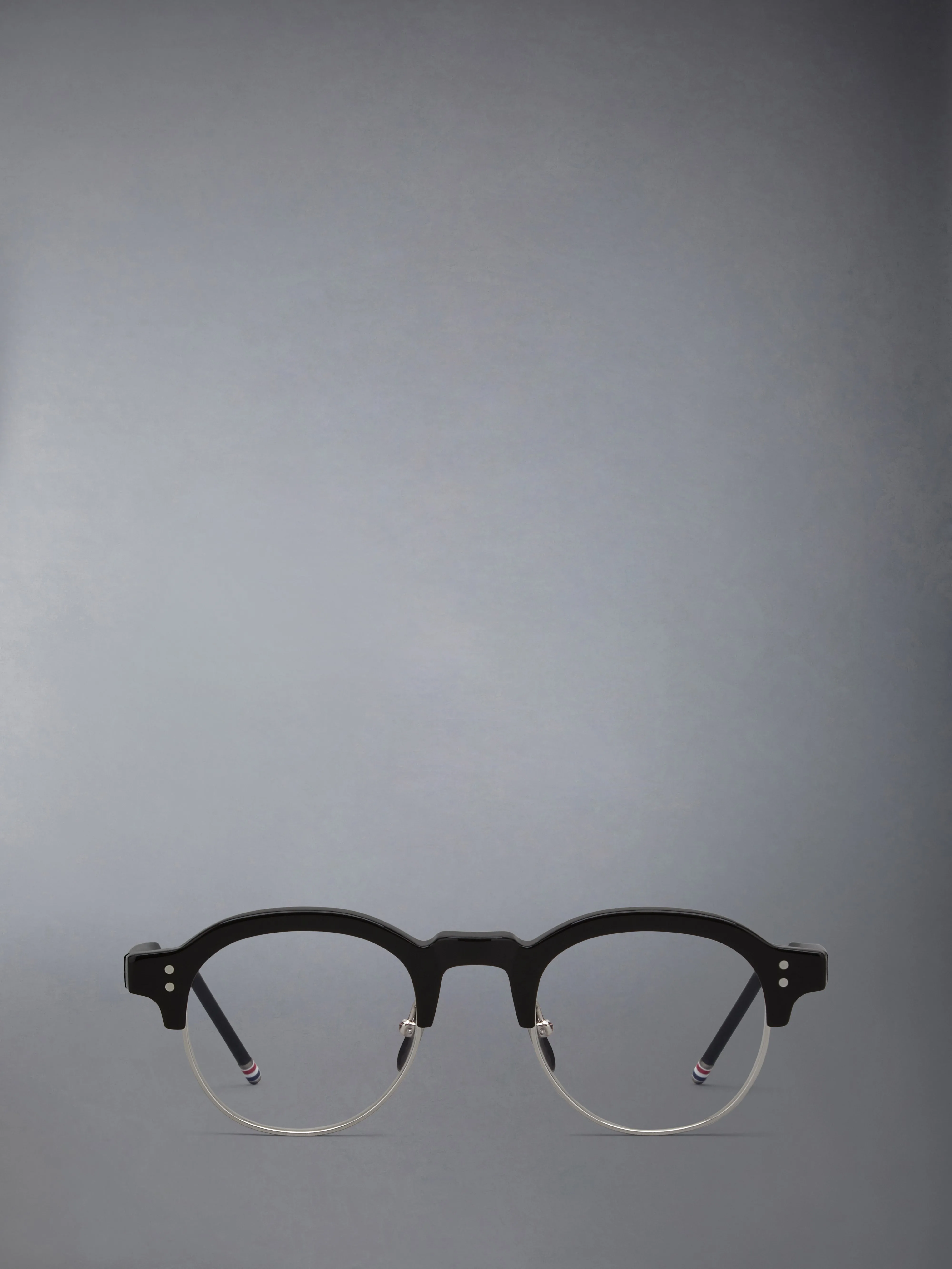 ACETATE AND TITANIUM OVAL EYEGLASSES sold by Thom Browne