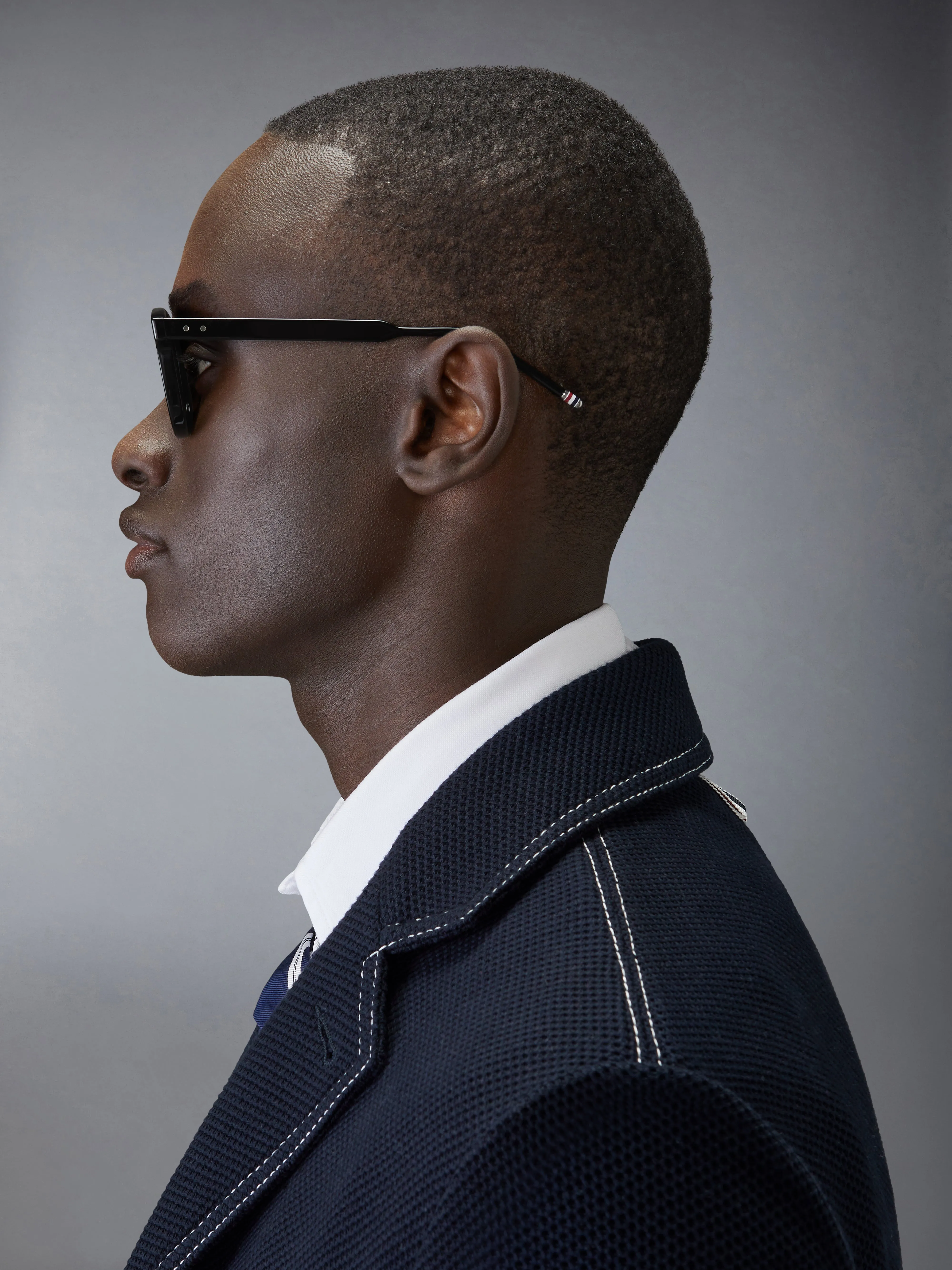 ACETATE RECTANGULAR SUNGLASSES sold by Thom Browne product image thumbnail 4