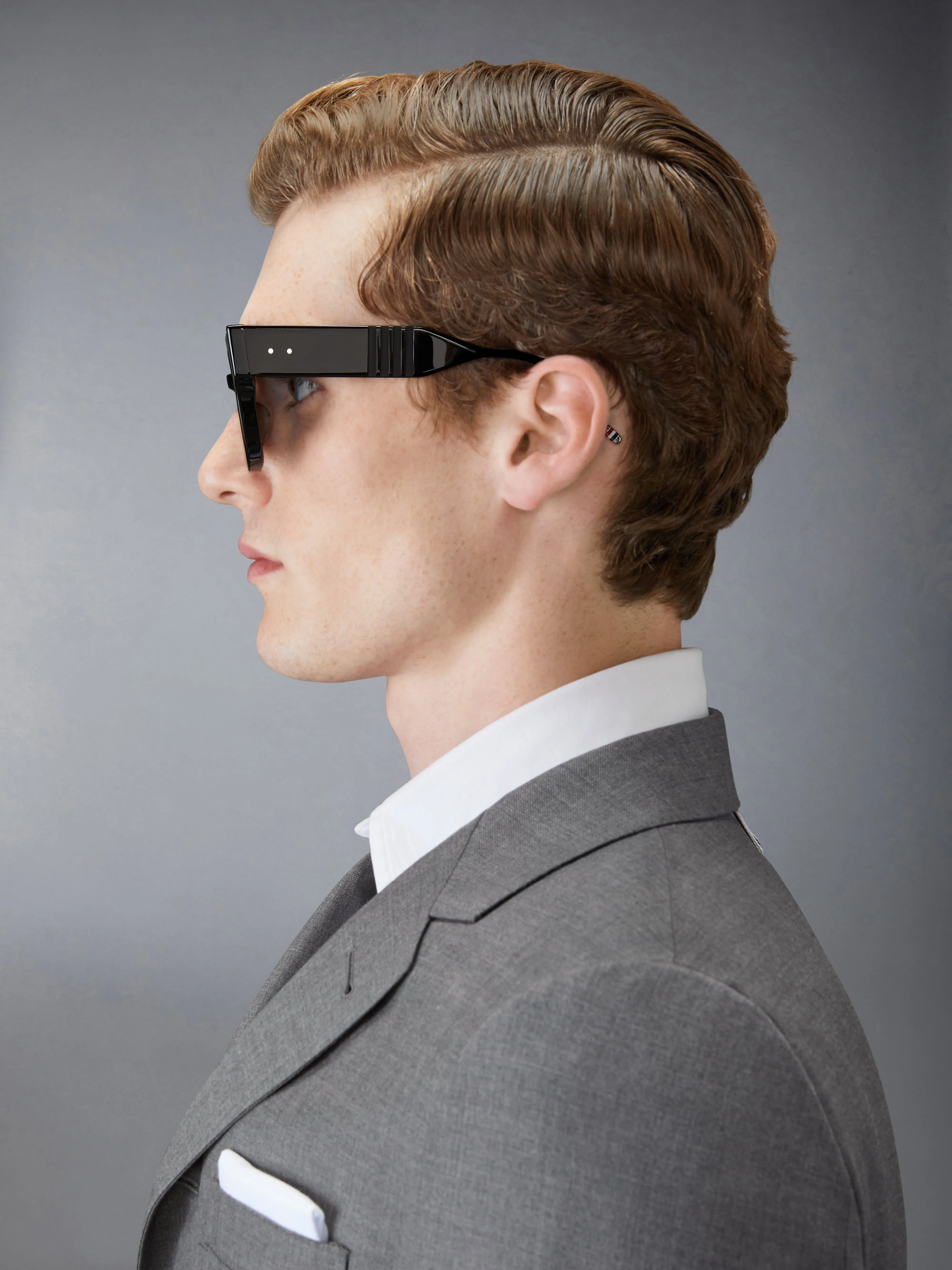 ACETATE RECTANGULAR SUNGLASSES sold by Thom Browne product image thumbnail 4