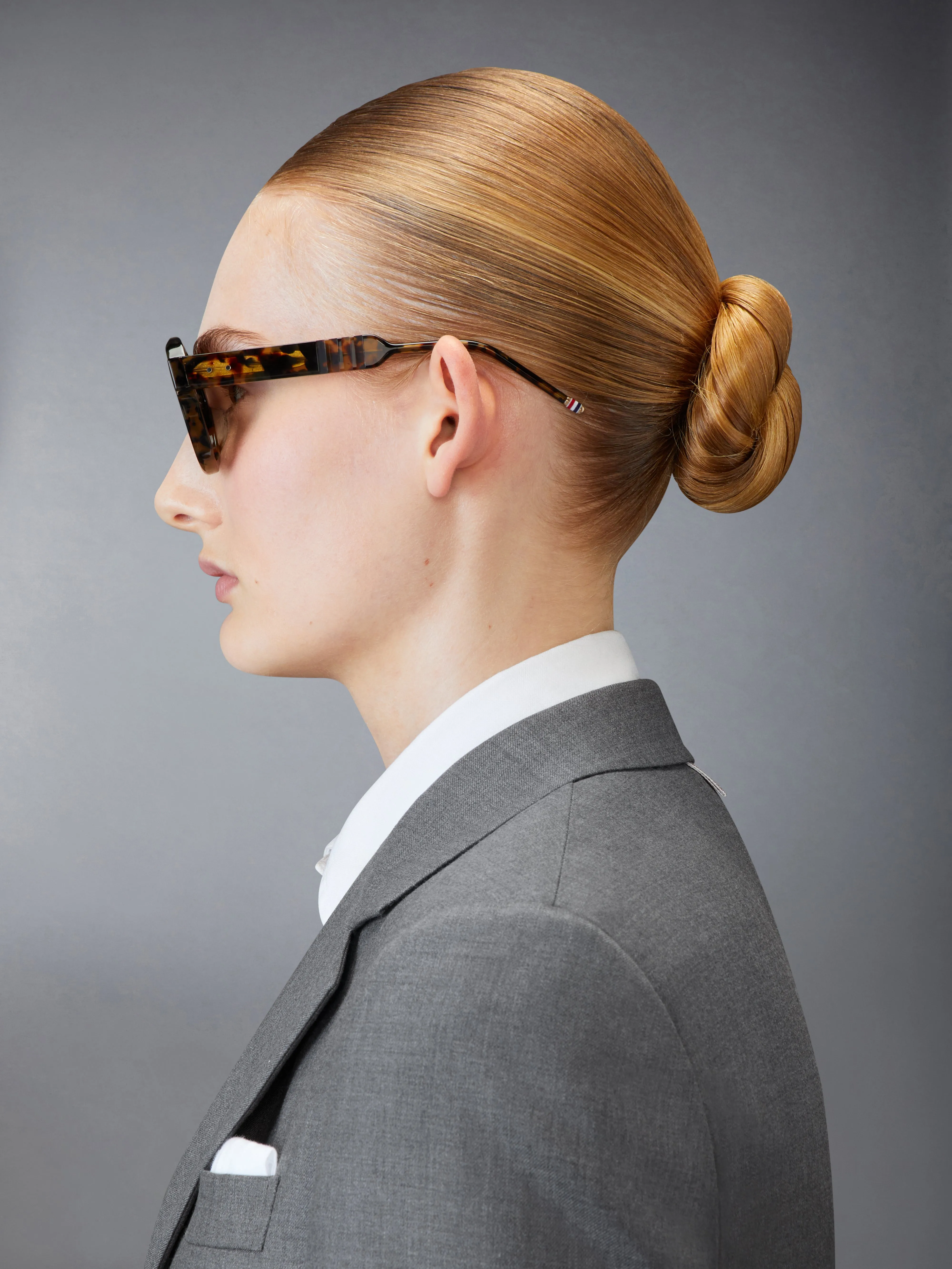 TOKYO TORTOISE ACETATE ROUND SUNGLASSES sold by Thom Browne product image thumbnail 5
