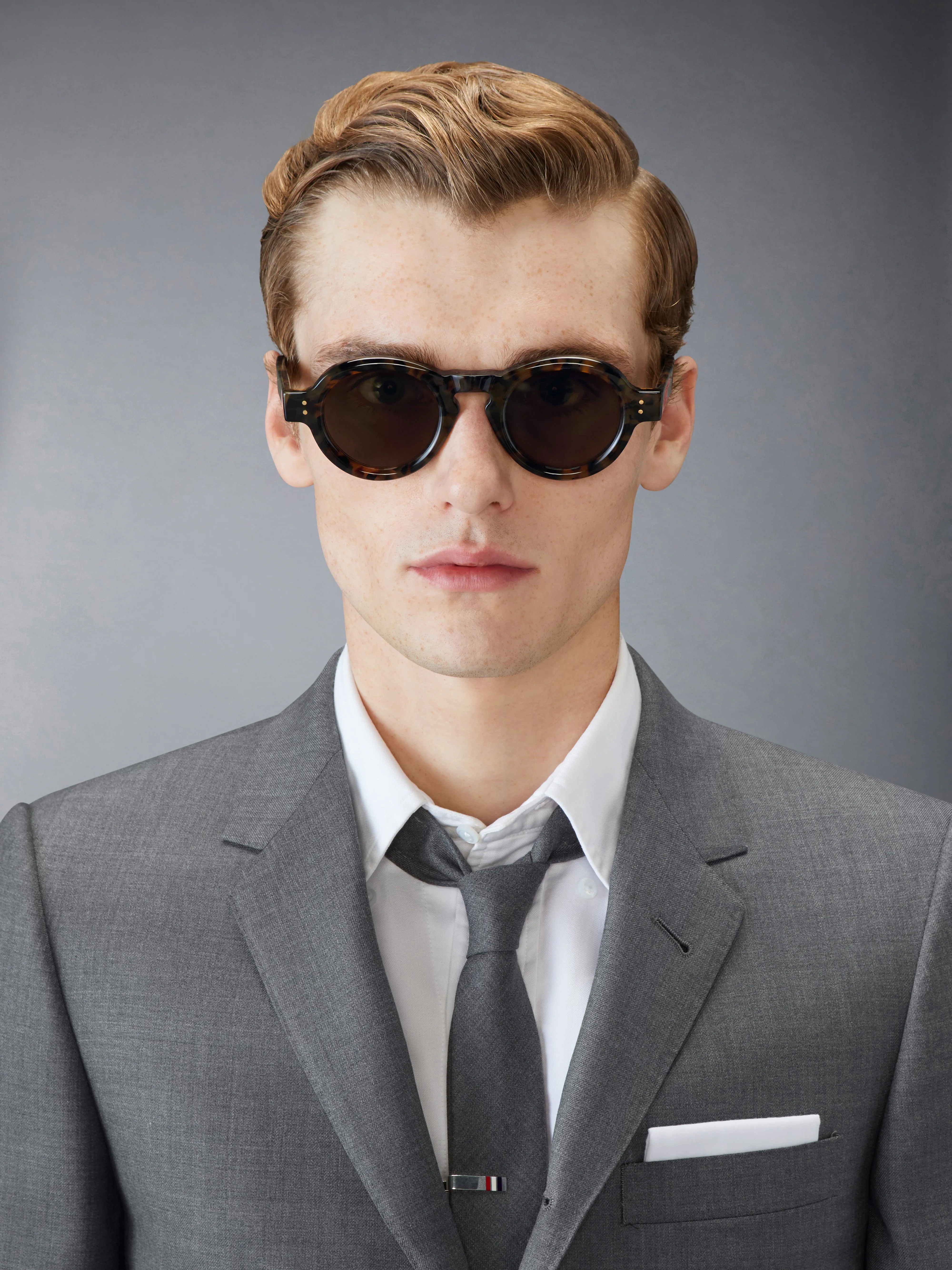 TOKYO TORTOISE ACETATE ROUND SUNGLASSES sold by Thom Browne product image thumbnail 2