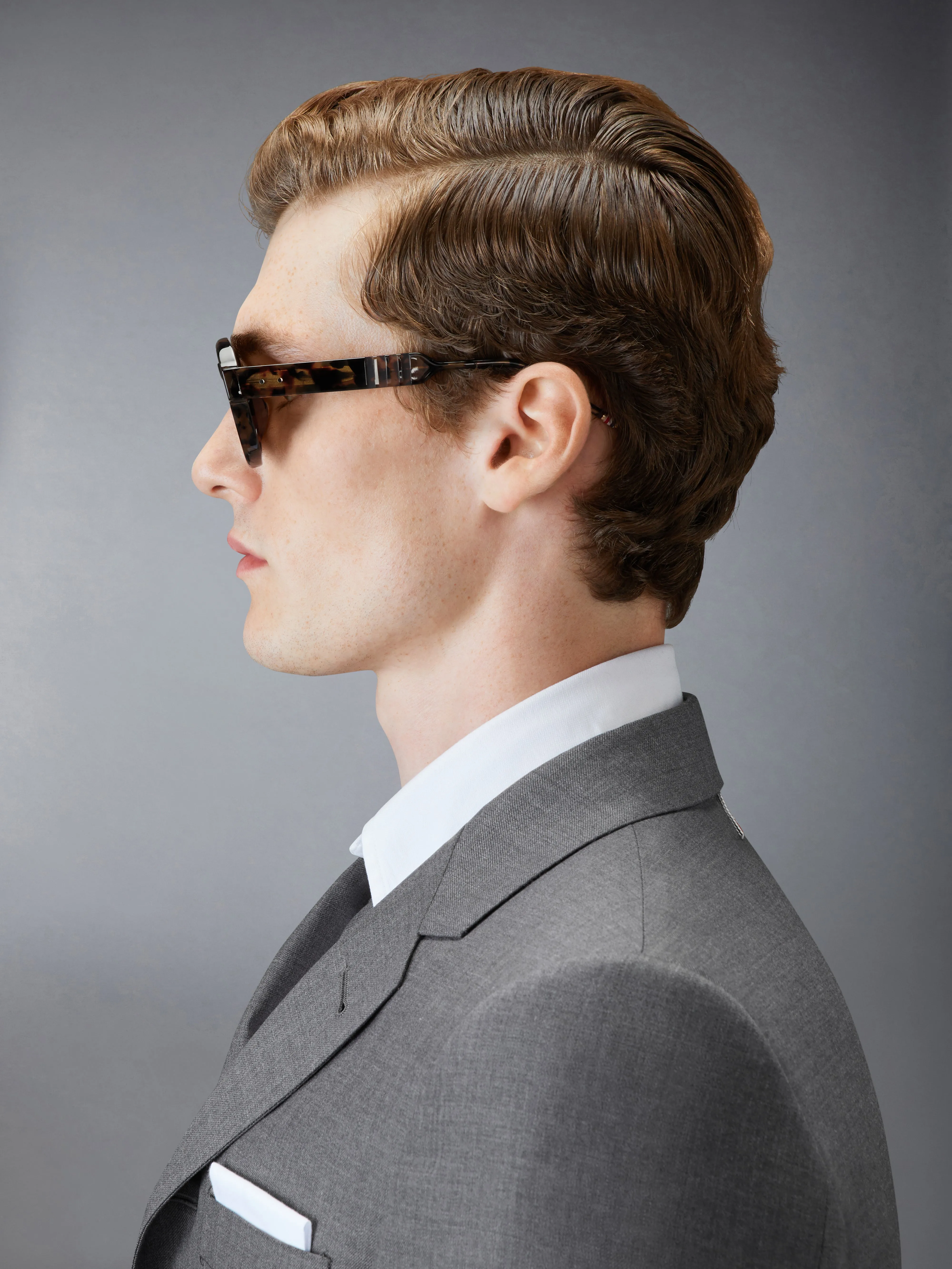 TOKYO TORTOISE ACETATE ROUND SUNGLASSES sold by Thom Browne product image thumbnail 4
