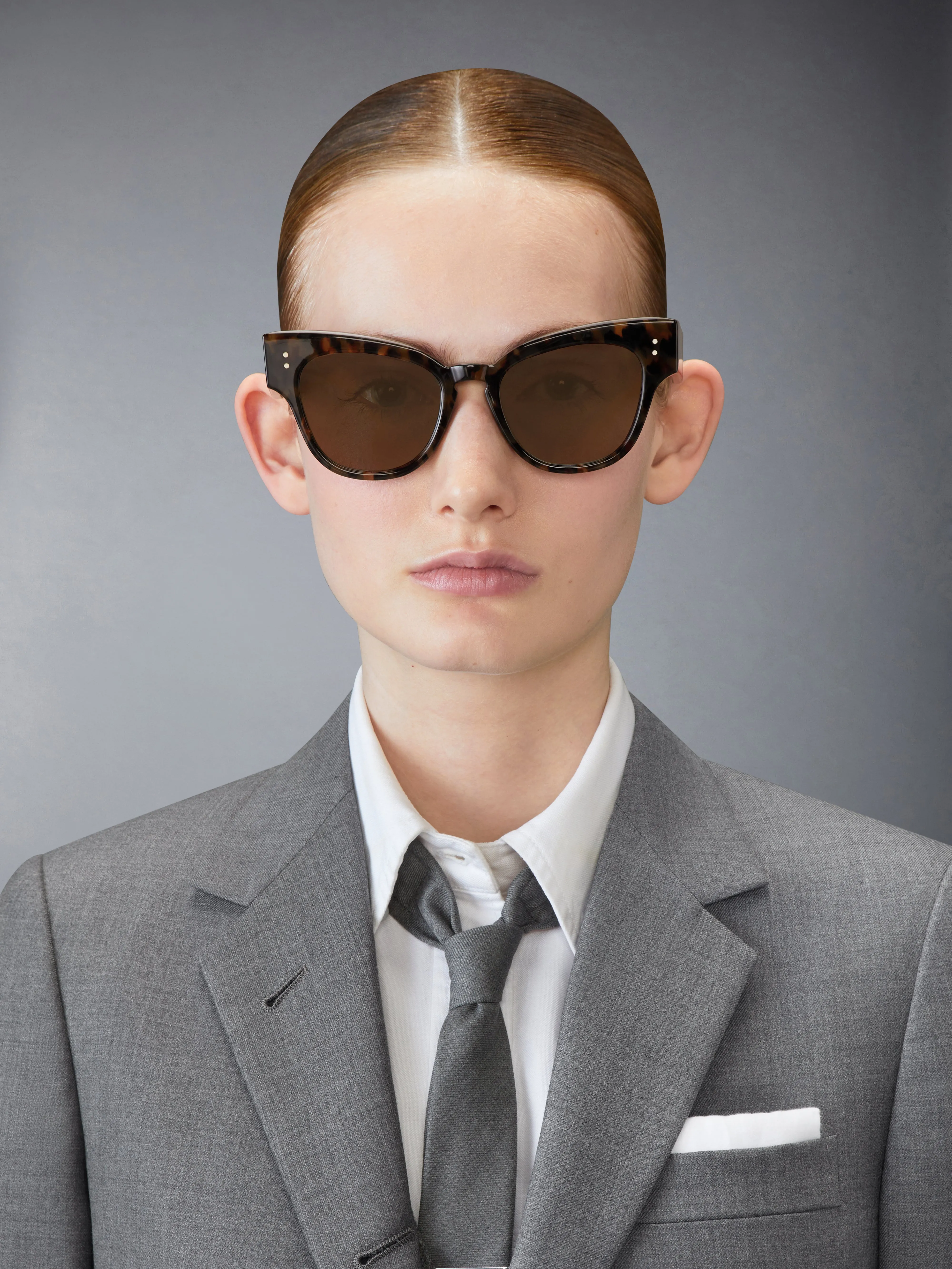 TOKYO TORTOISE ACETATE CATEYE SUNGLASSES sold by Thom Browne product image thumbnail 3