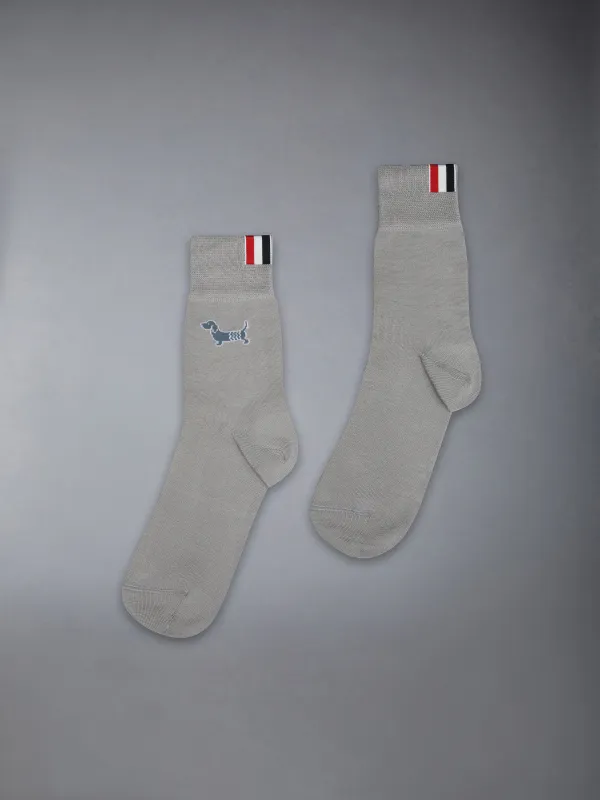 HOLIDAY HECTOR COTTON CREW SOCKS sold by Thom Browne