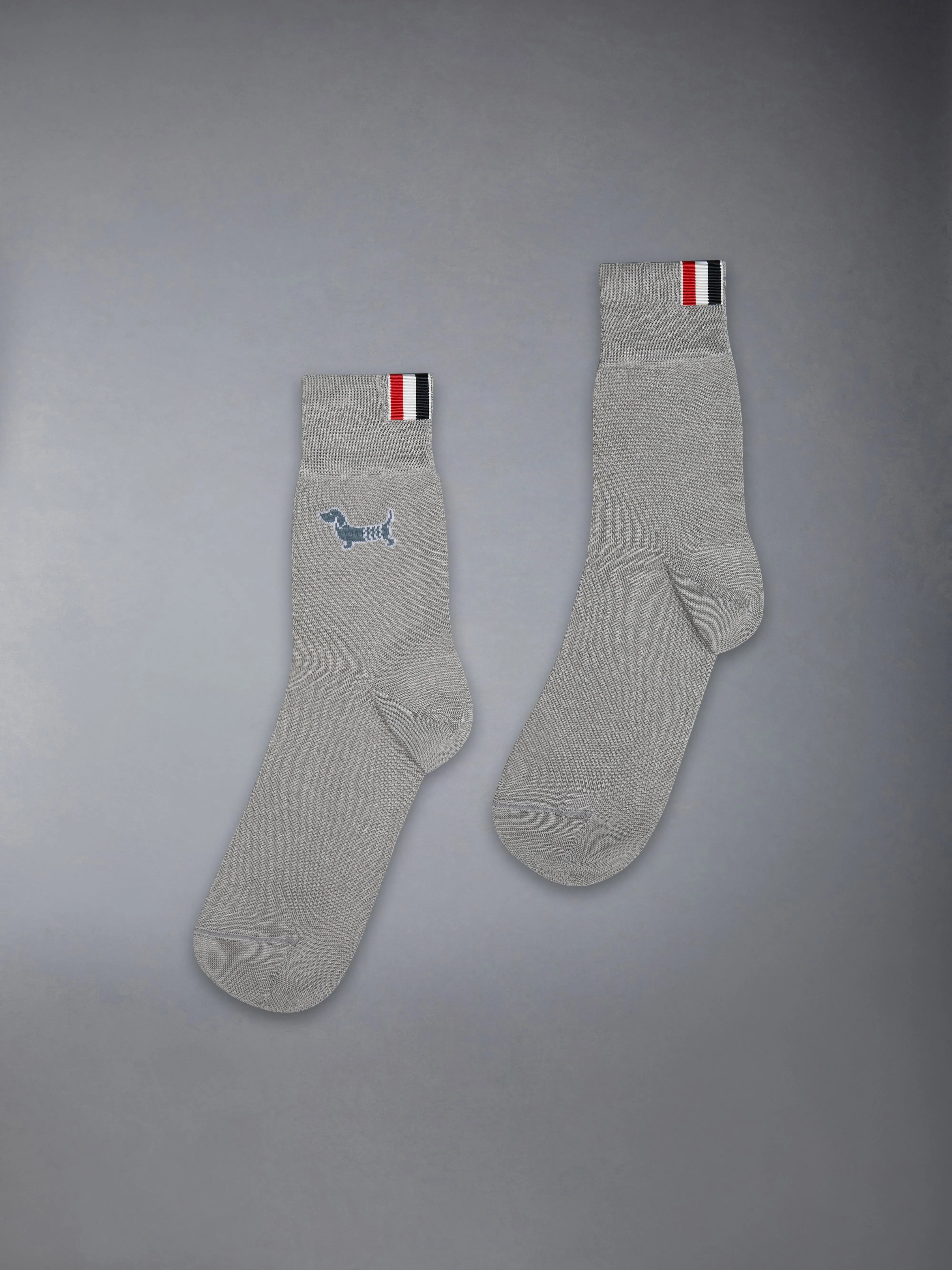 HOLIDAY HECTOR COTTON CREW SOCKS sold by Thom Browne