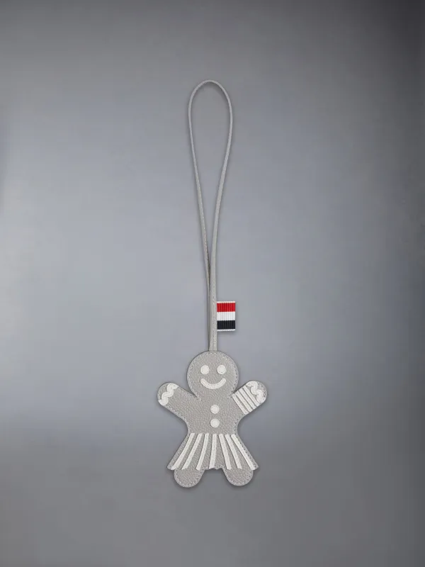 MRS. GINGERBREAD PEBBLE GRAIN CHARM sold by Thom Browne
