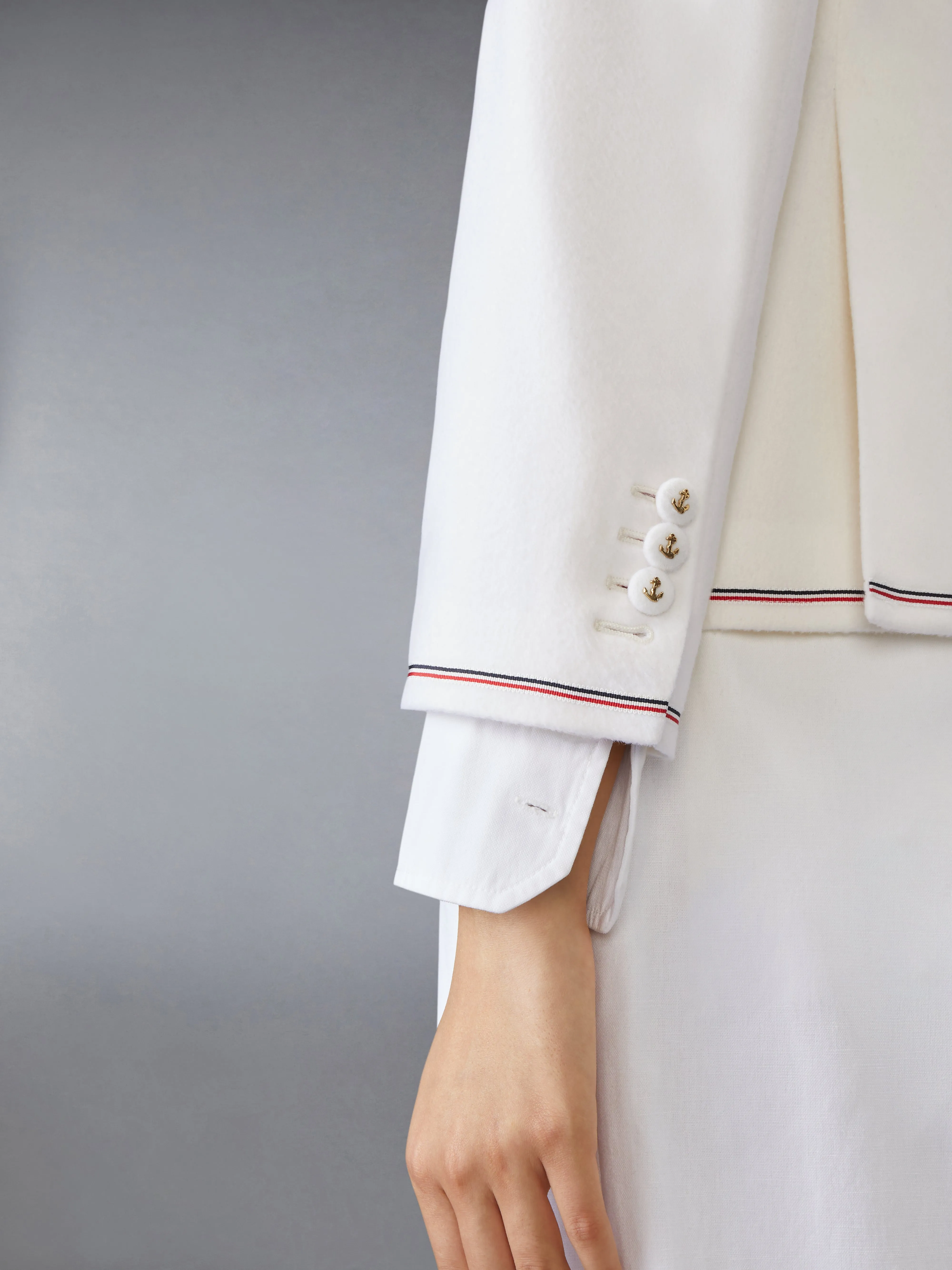 CASHMERE HIGH ARMHOLE SPORTCOAT sold by Thom Browne product image thumbnail 4