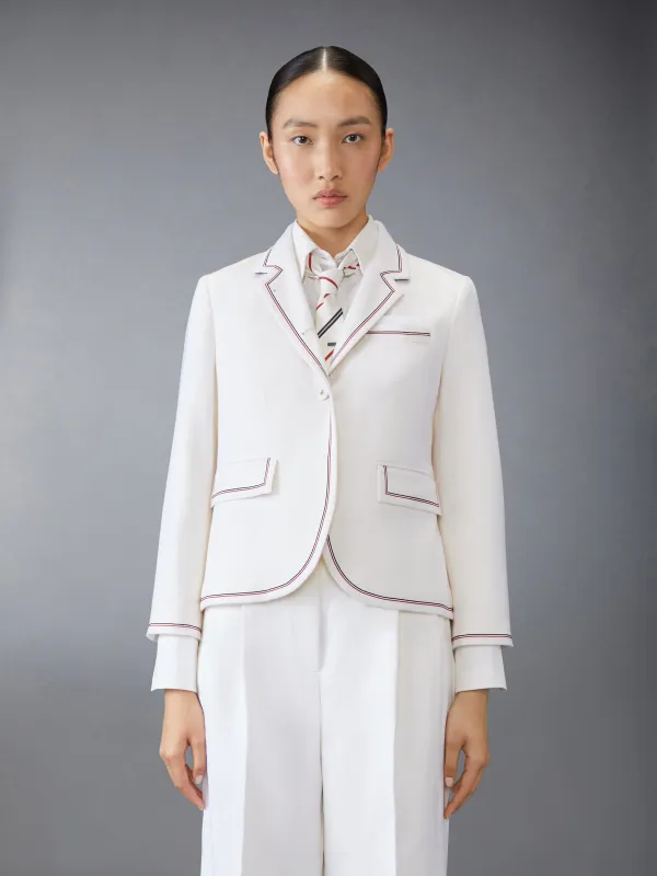 CASHMERE HIGH ARMHOLE SPORTCOAT sold by Thom Browne