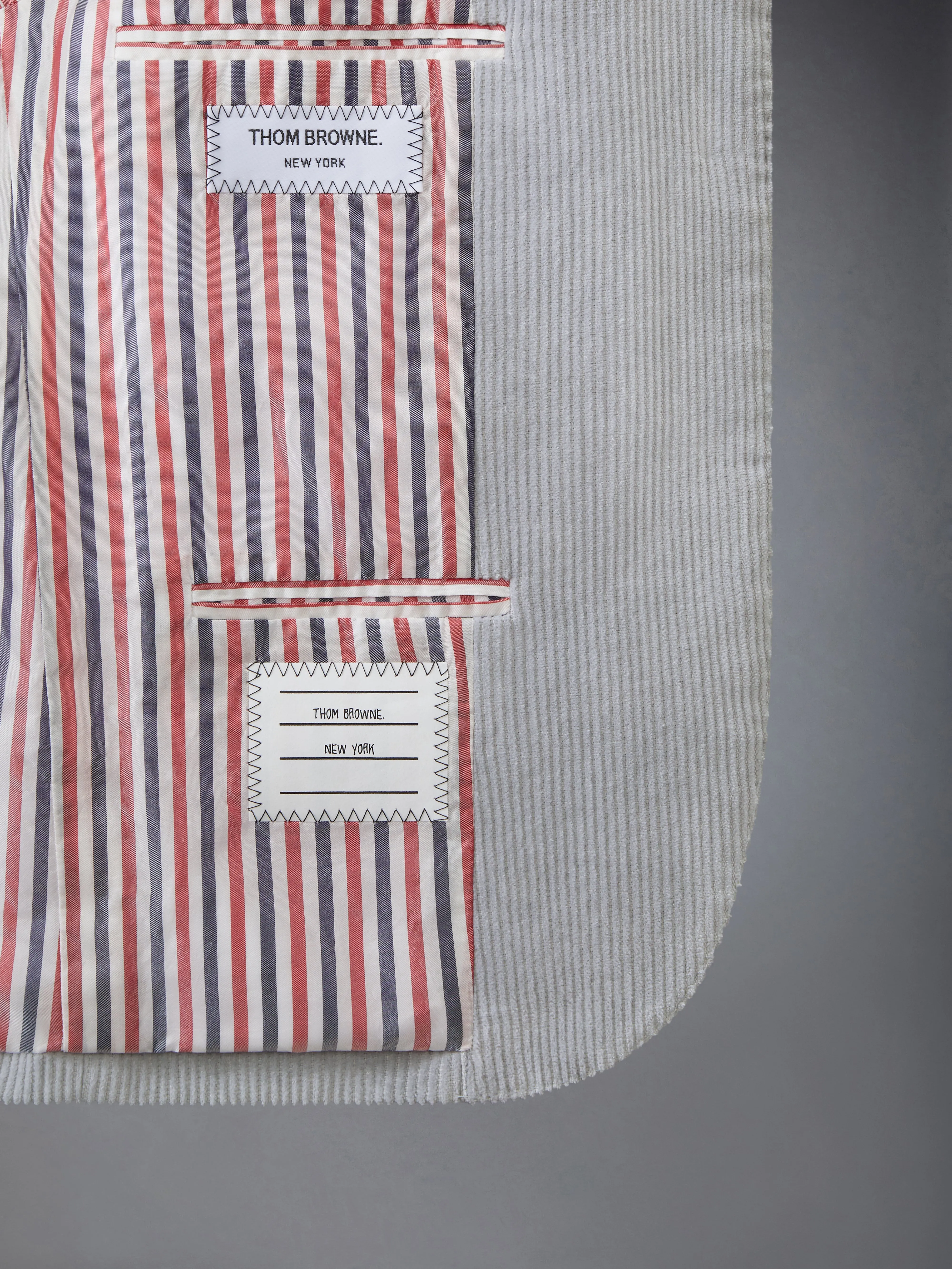 CORDUROY HIGH ARMHOLE ARMBAND SPORT COAT sold by Thom Browne product image thumbnail 5