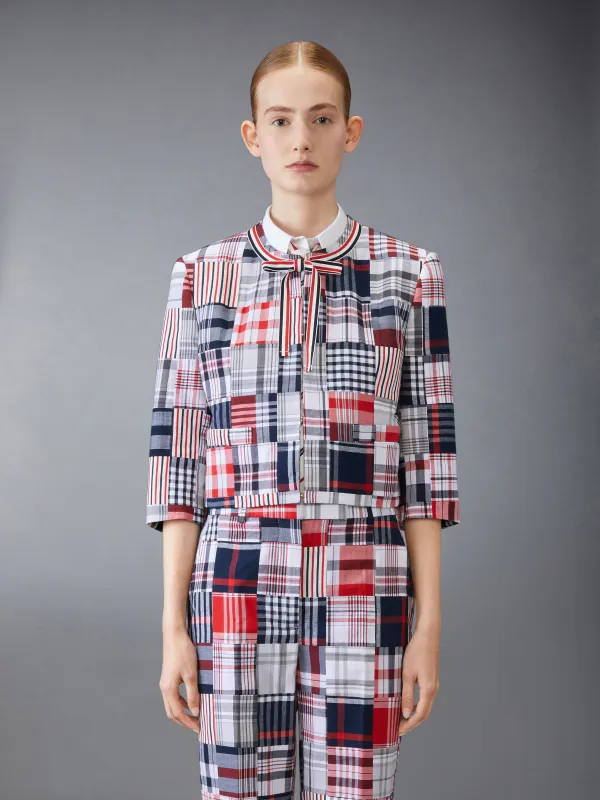 PATCHWORK BOW JACKET sold by Thom Browne