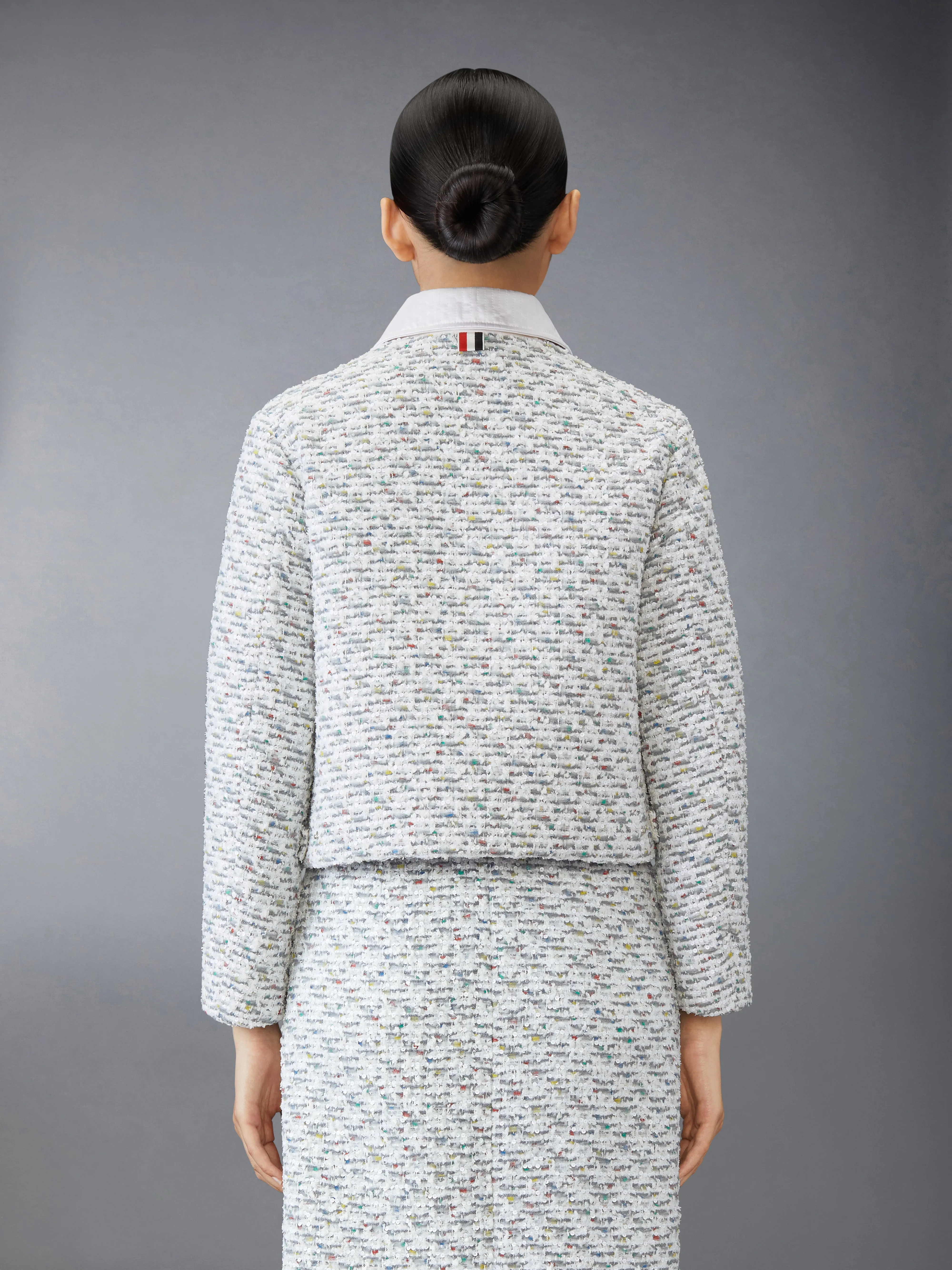 SEQUIN TWEED GOLF JACKET sold by Thom Browne product image thumbnail 2