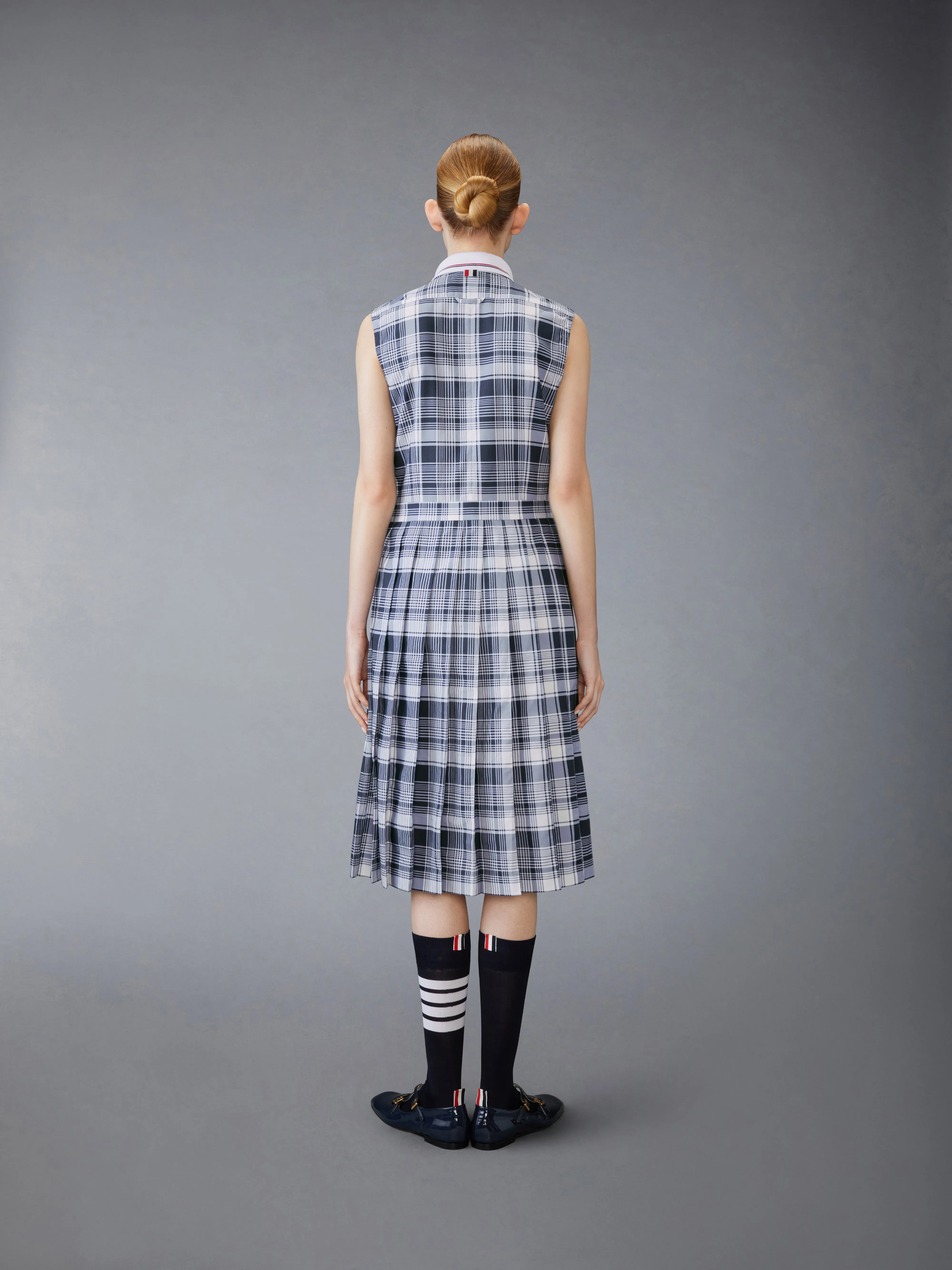 MADRAS CHECK SHIRTDRESS sold by Thom Browne product image thumbnail 3