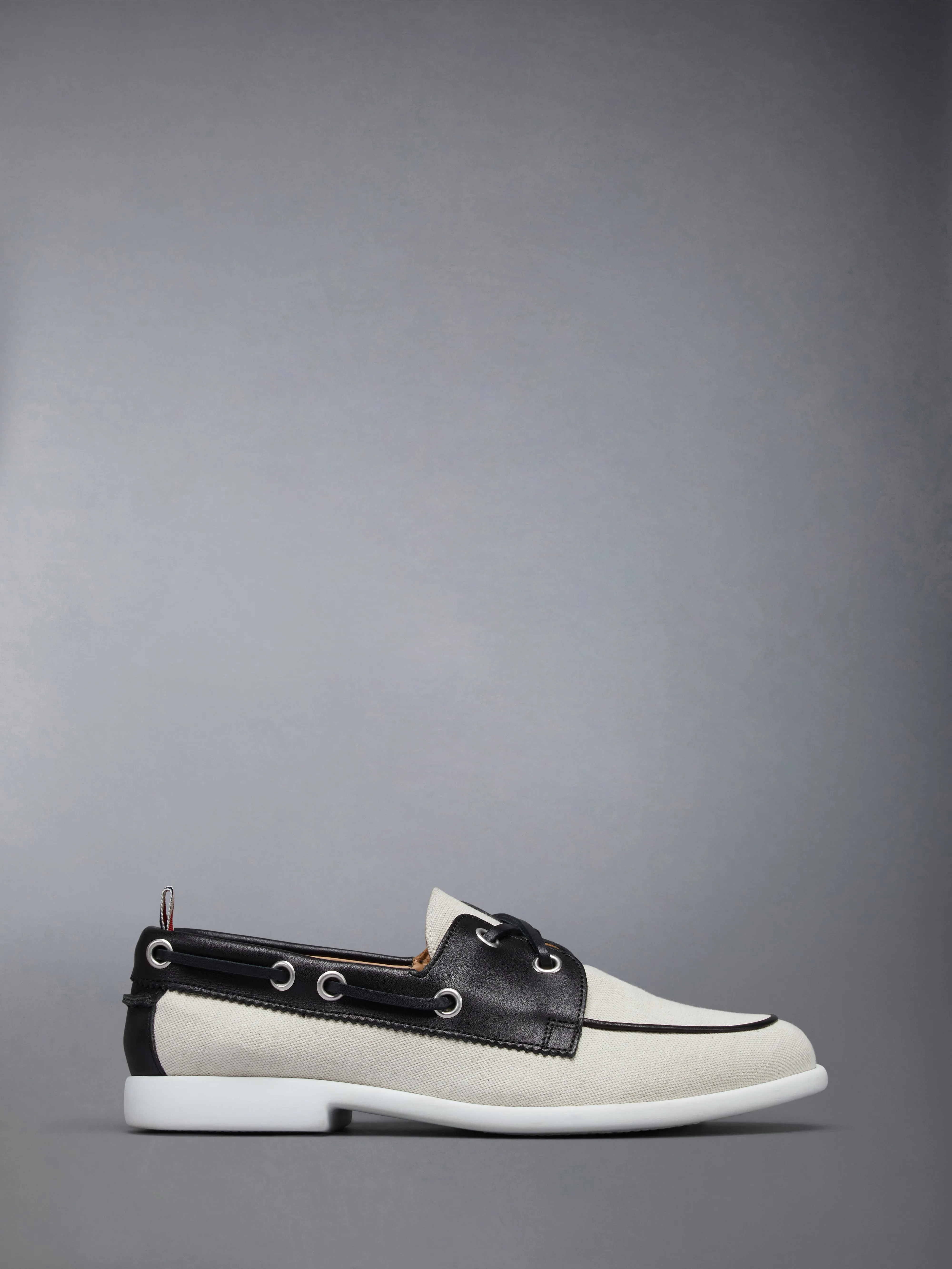 COTTON CANVAS BOAT SHOE sold by Thom Browne
